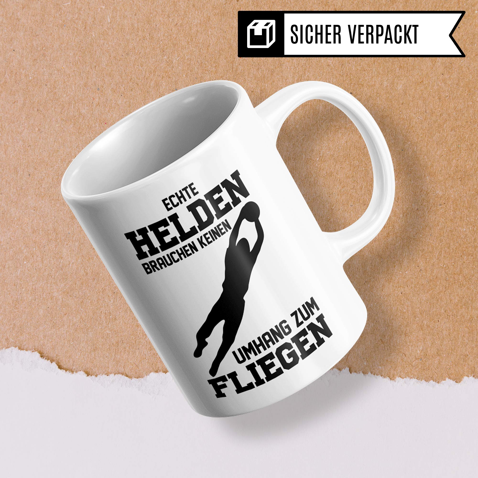 Pagma Druck Torwart Tasse - Geschenk Torhüter Spruch für jeden Handball und Fussball Torwart Geschenkidee Spruch