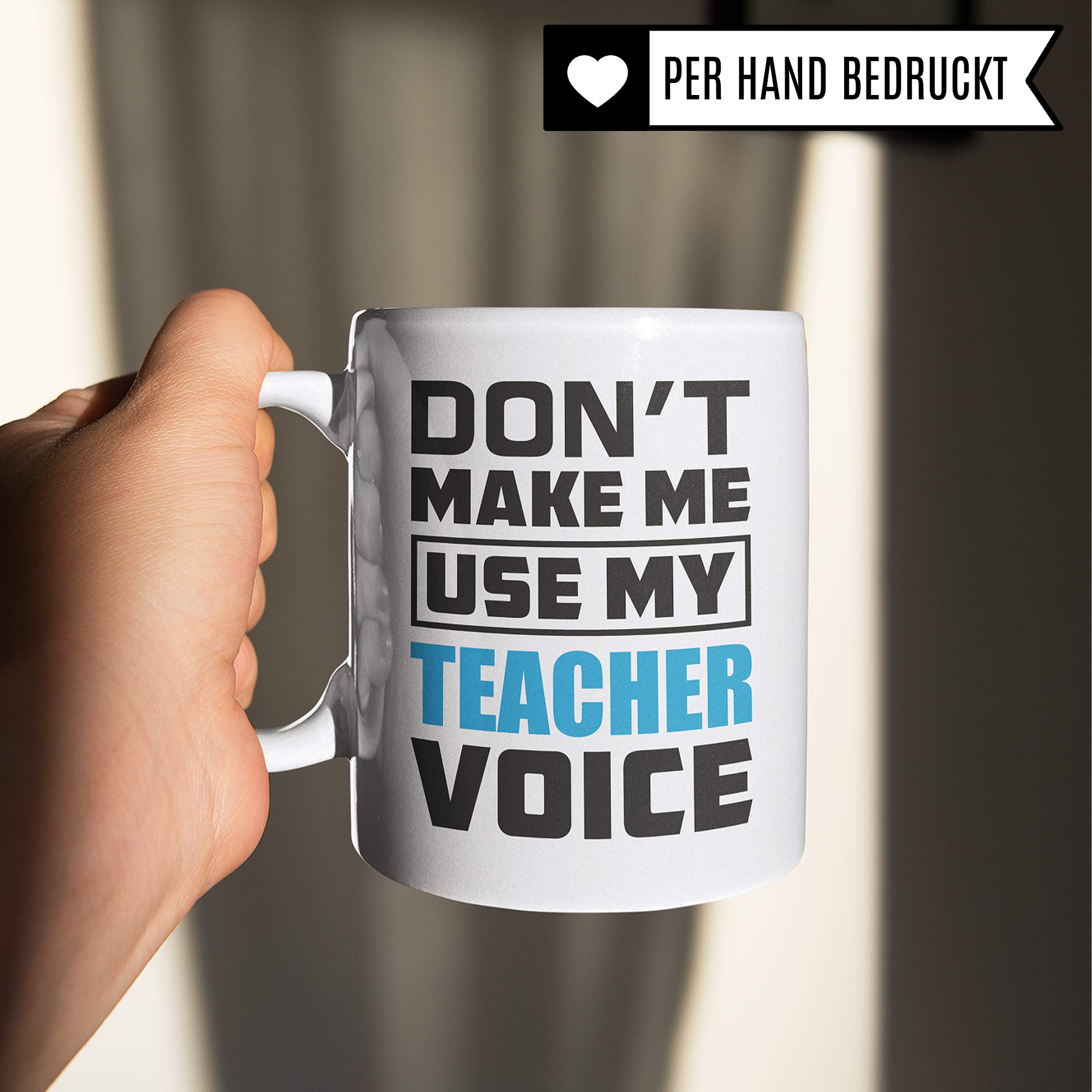 Pagma Druck Tasse Lehrer, Lehrer Geschenk, Geschenk für Lehrer lustig, Kaffeetasse Kaffeebecher Schule Lehrerzimmer Becher, Humor Mathelehrer Deutschlehrer Englischlehrer Englisch Lehrerin