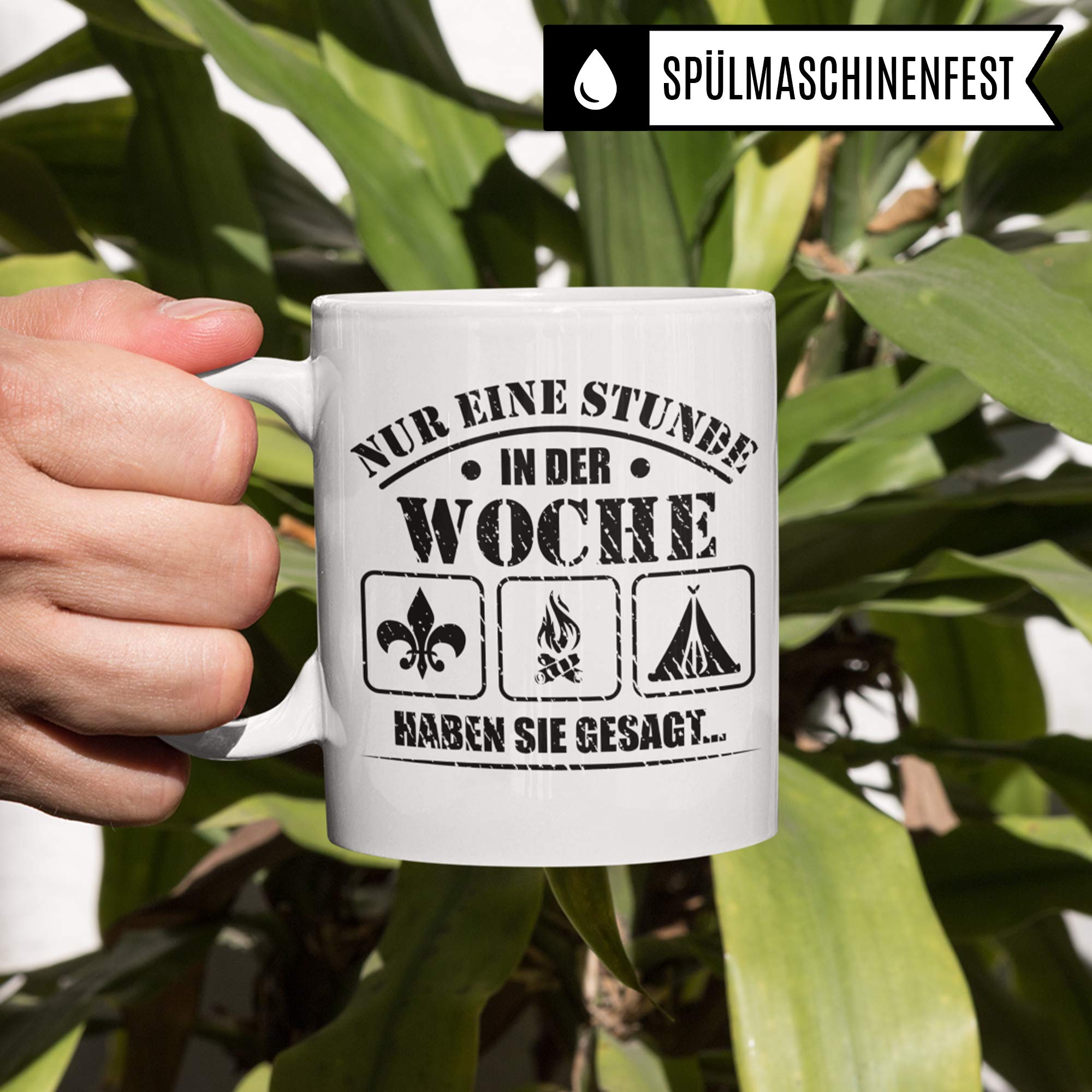 Pagma Druck Pfadfinder Tasse Geschenk, Gut Pfad Becher Camping Geschenkidee, Kaffeetasse Zeltlager Scout Kaffeebecher