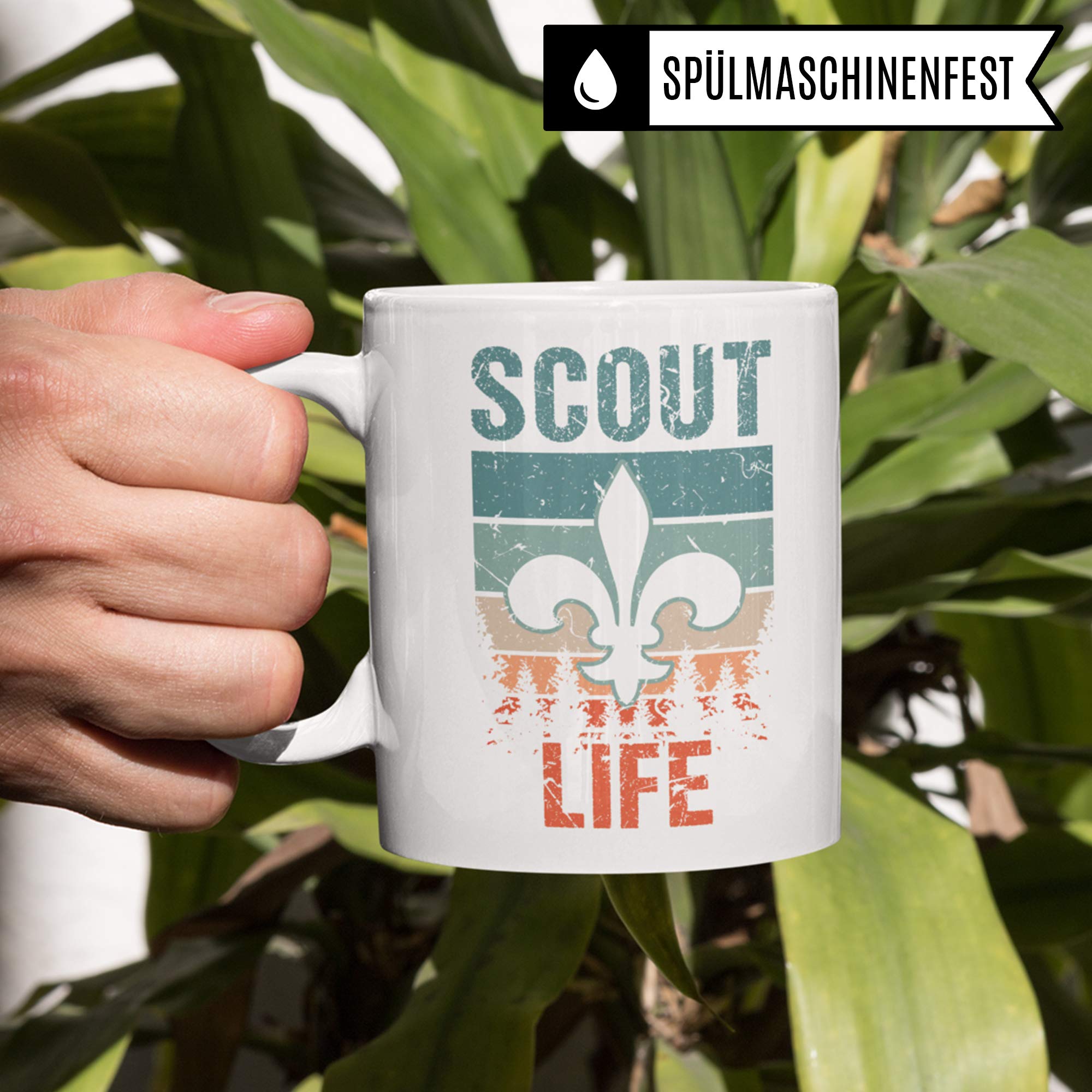 Pagma Druck Pfadfinder Tasse Geschenk | Gut Pfad Becher Camping Geschenkidee | Kaffeetasse Zeltlager Scout Kaffeebecher