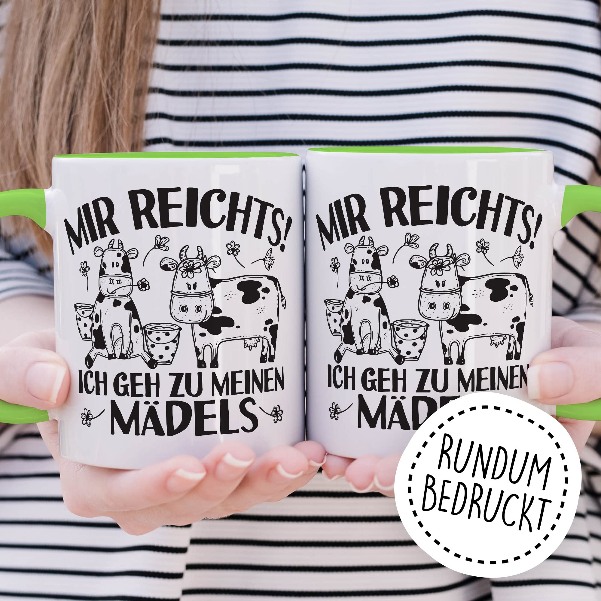 Kühe Tasse mit Spruch lustig Kuh Kaffeetasse Mädels Bäuerin Kaffee-Becher Rinder Kuhstall Tasse Kuhl Witz Tasse Humor Bauernfrau Bauernhof Tierhalter Tiere Landwirtschaft Landwirtin