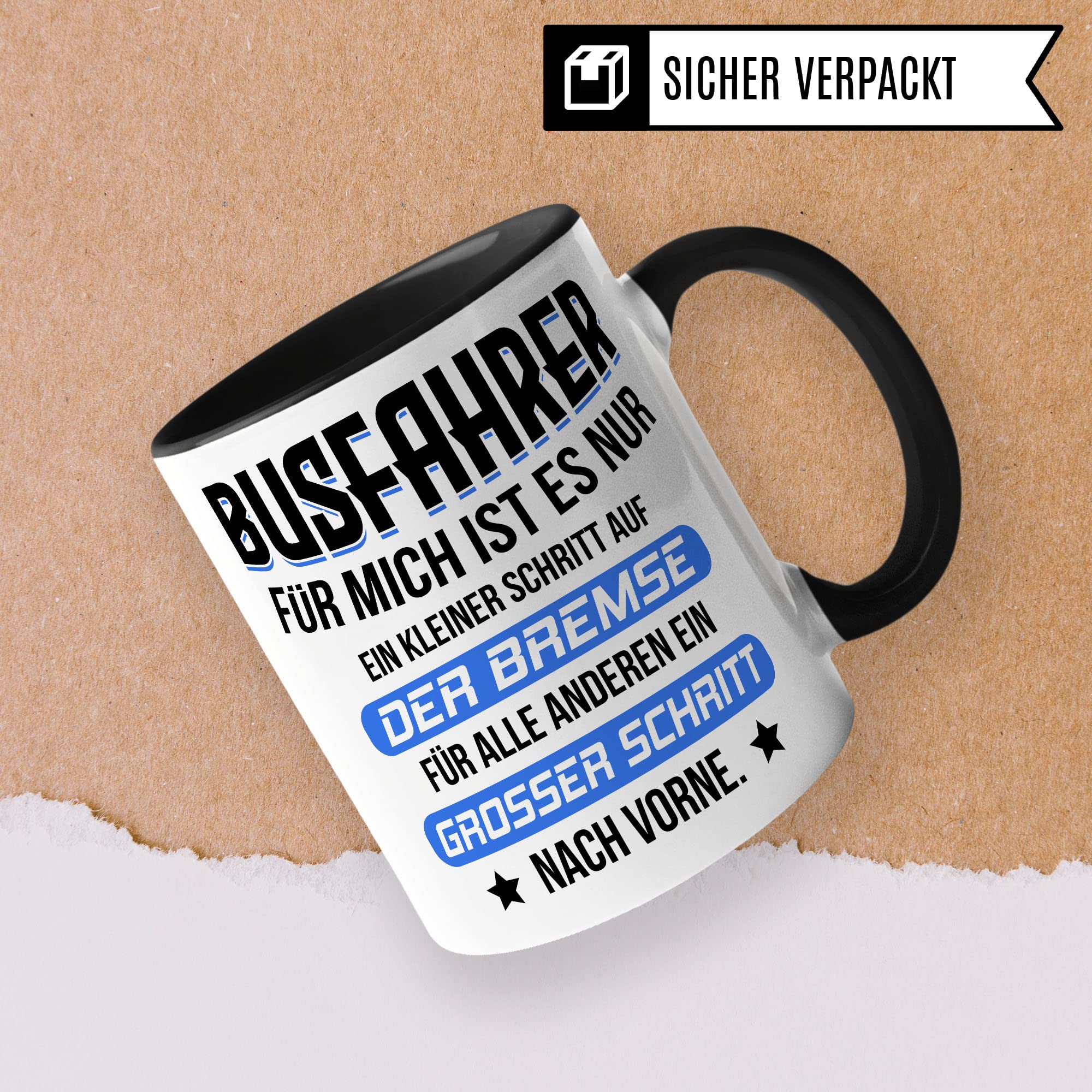 Busfahrer Tasse, Buschauffeur Becher, Autobusfahrer Geschenkidee, Kollegen Geschenk, Kaffeetasse Humor Witz Geschenk für Bus Fahrer, Kaffeebecher für Männer