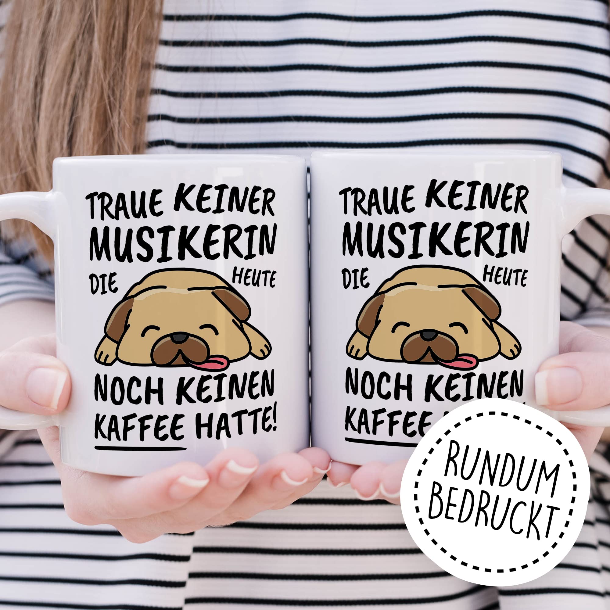 Tasse Musikerin lustig Musikerin Geschenk Beruf Spruch Kaffeebecher Musikerinnen Geschenkidee Musik Musikantin Musikus Spielfrau Musiker Kaffee-Tasse Teetasse Becher