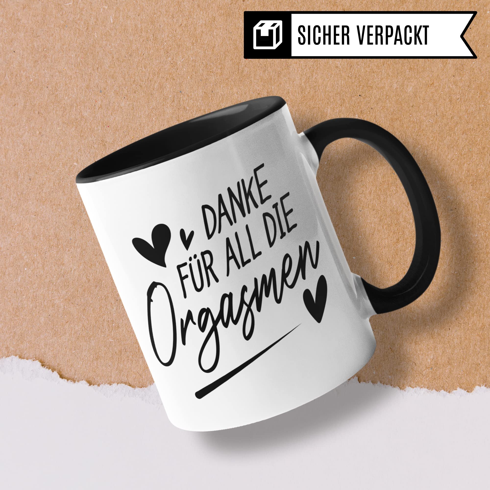 Beziehung Tasse mit Spruch Sex, Freund Freundin Geschenk für Sie und Ihn, Kaffeetasse Liebeserklärung Geschenkidee Männer Frauen, Jahrestag Partner Partnerin Liebesspruch Kaffee-Becher