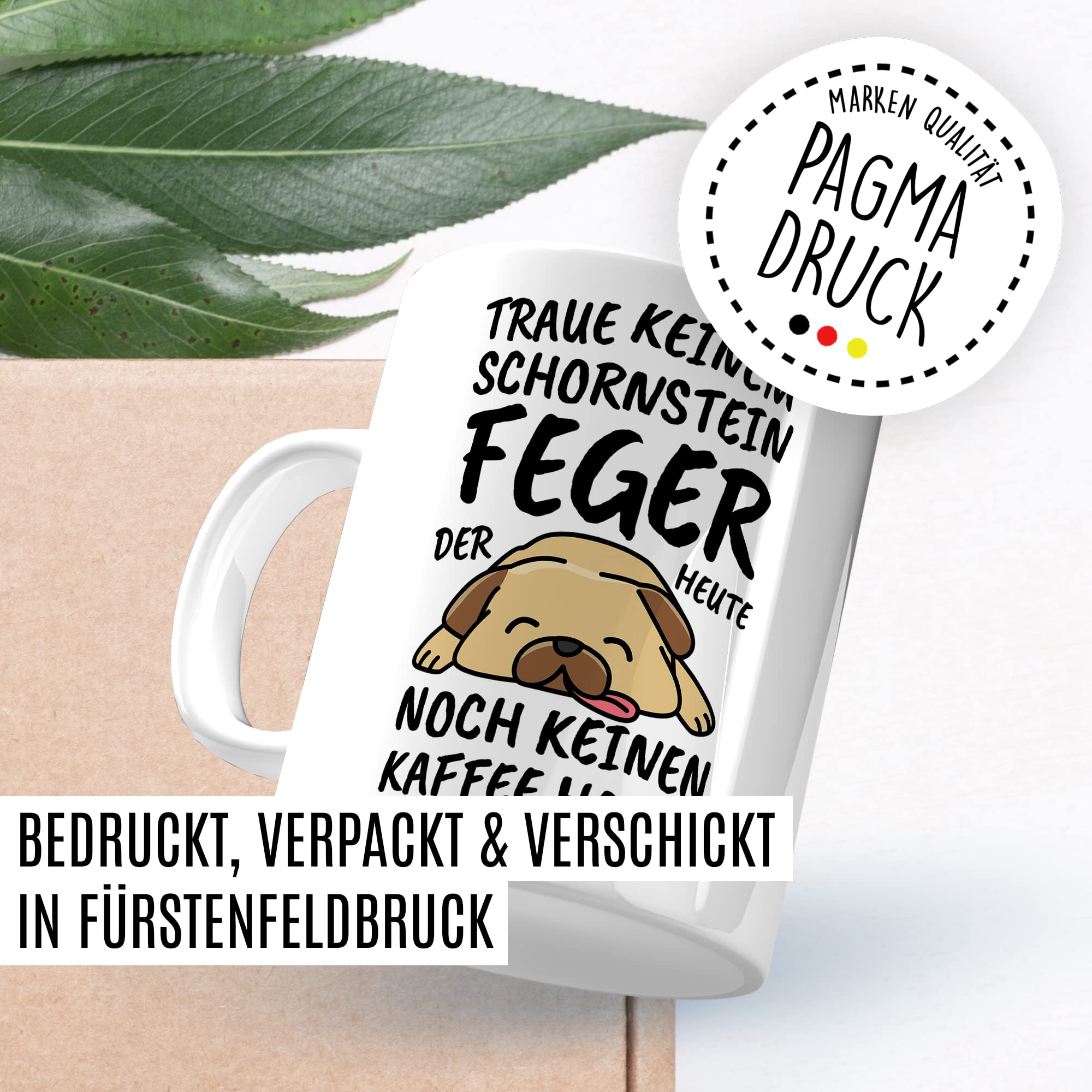 Tasse Schornsteinfeger lustig Schornsteinfeger Geschenk Beruf Spruch Kaffeebecher Schornsteinfeger Geschenkidee Schornsteinfegen Kaminkehrer Schlotfeger Kaffee-Tasse Teetasse Becher