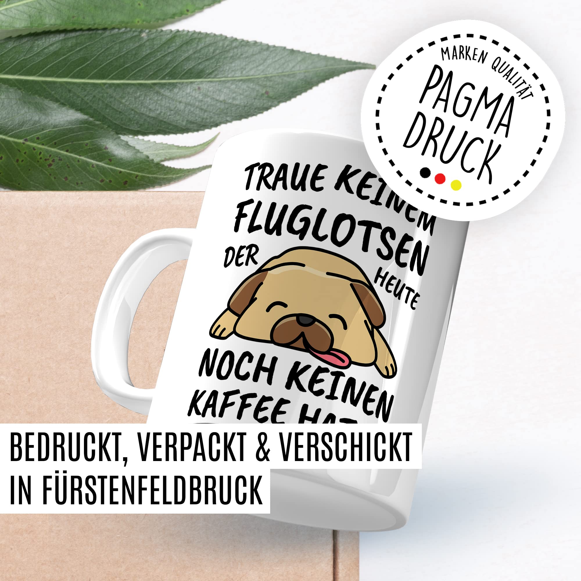 Tasse Flugslotse lustig Flugslotse Geschenk Beruf Spruch Kaffeebecher Flugslotsen Geschenkidee Flugverkehrsleiter Kaffee-Tasse Teetasse Becher