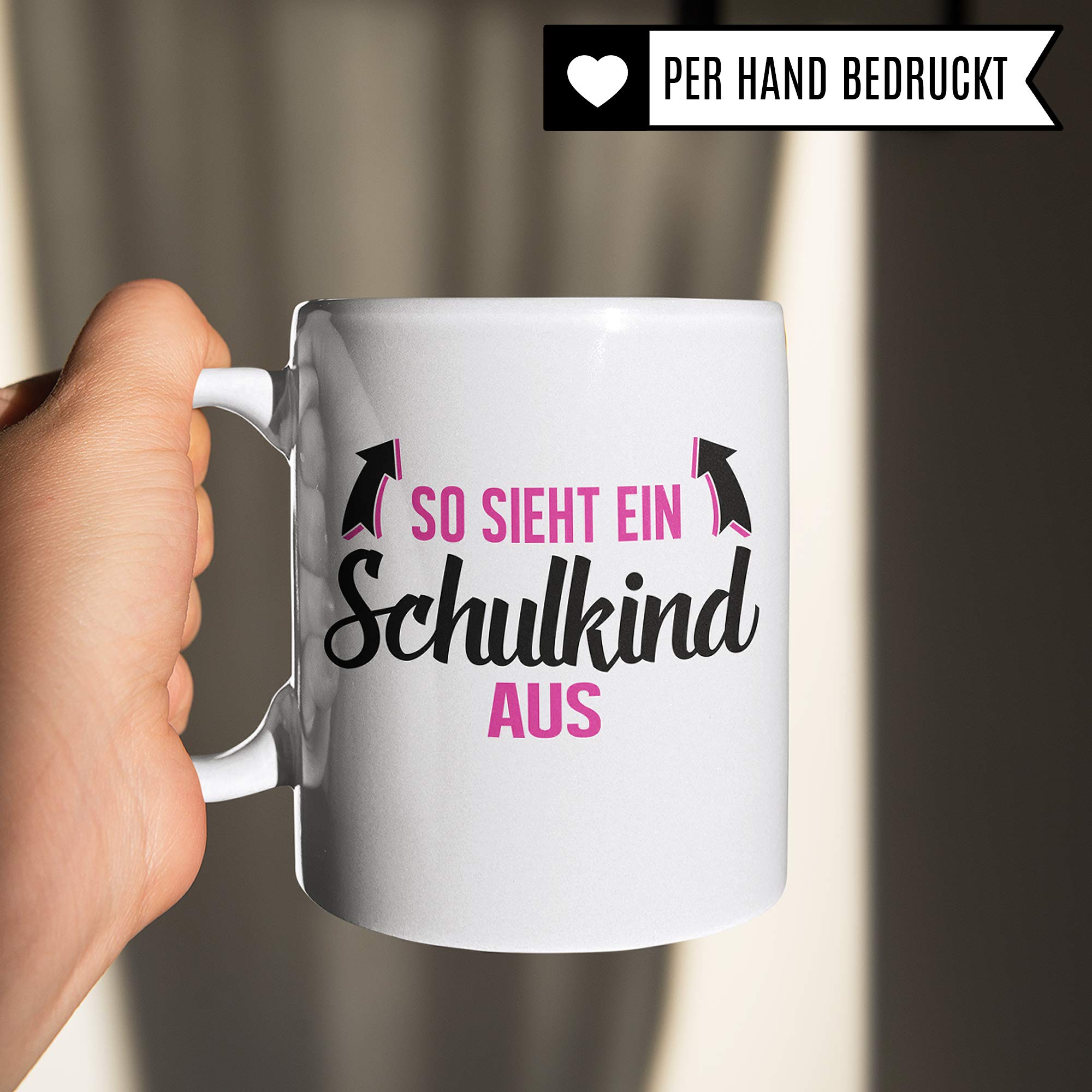 Pagma Druck Schulanfang Tasse, Geschenke Schulanfang Junge, Schulkind Becher Einschulung Geschenk, Kaffeetasse Schulbeginn Schulstart Geschenkidee für Erstklässler Schultüte Inhalt