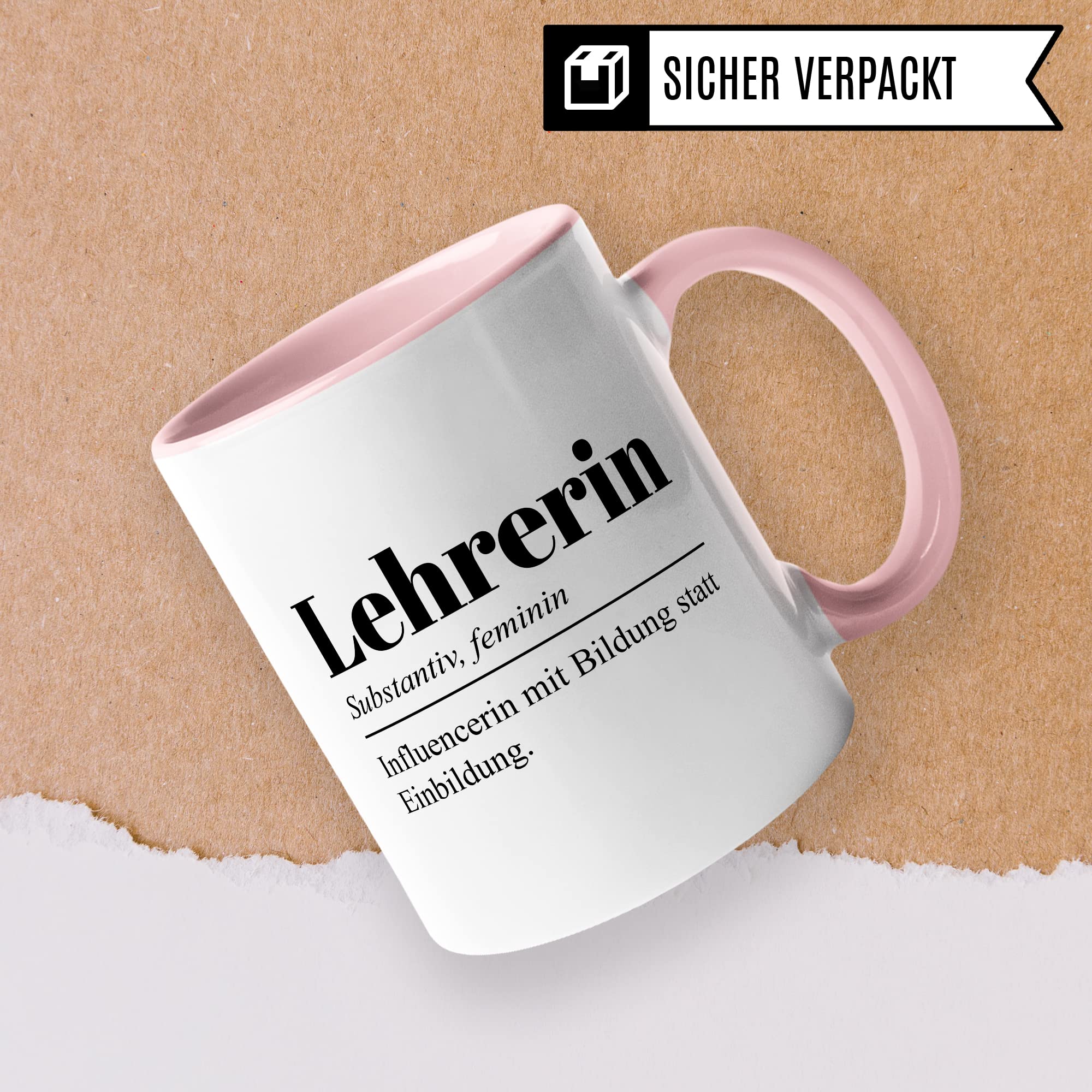 Tasse Lehrerin Geschenk lustig Kaffee-Tasse Kaffee-Becher Lehrerin Geschenkidee Grundschule Tasse Abschied Lehrerin Abschiedsgeschenk Gymnasium