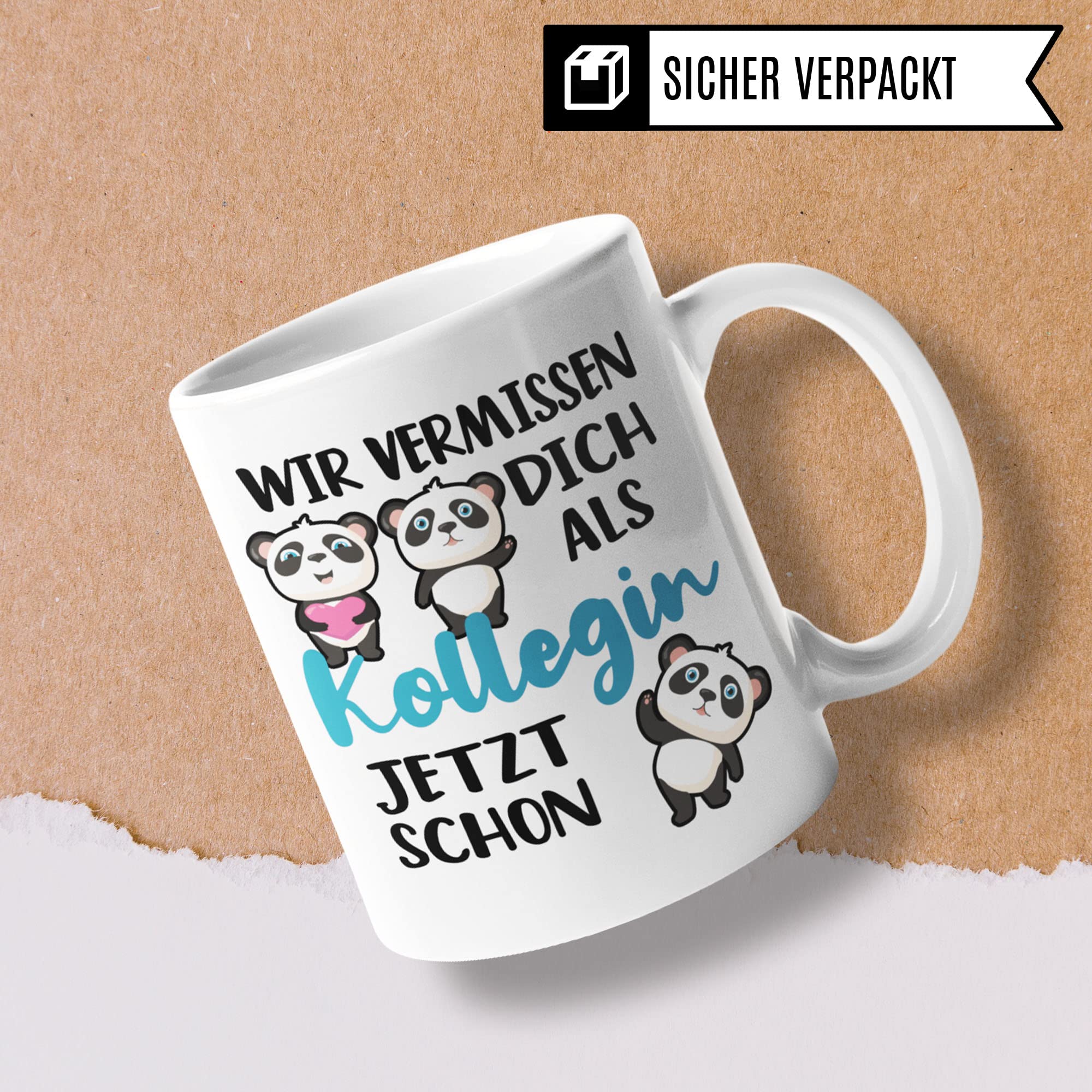 Tasse Kollegin Jobwechsel Spruch Geschenkidee Neuer Job Frauen Abschied Abschiedsgeschenk Frau Rente Verabschiedung Arbeitskollegin Renteneintritt Geschenk-Idee