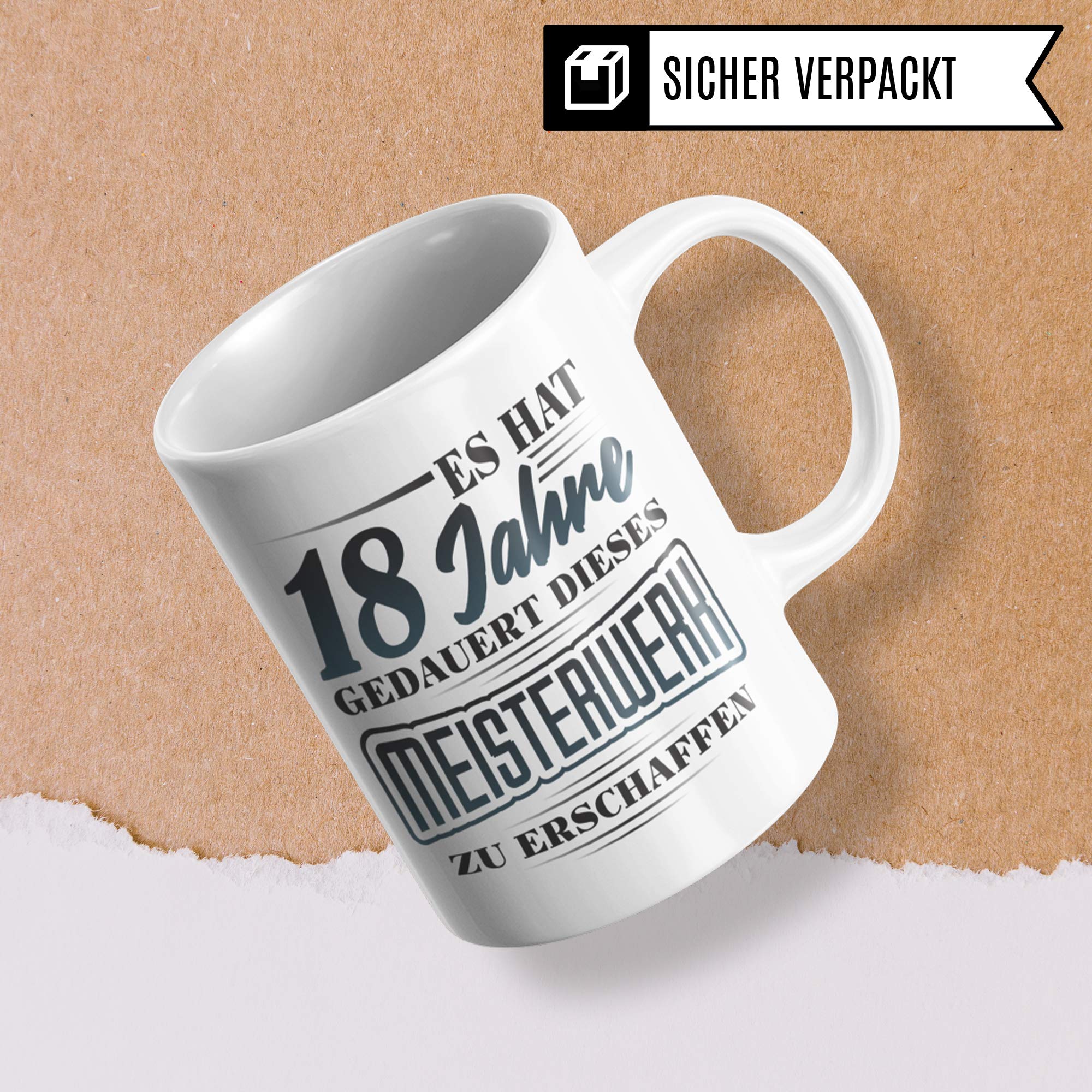 Pagma Druck 18. Geburtstag Geschenk Tasse, Becher 18 Jahre alt Werden Geschenkidee, Kaffeetasse 18. Geburtstag Junge Mädchen Spruch Geburtstags-Geschenk