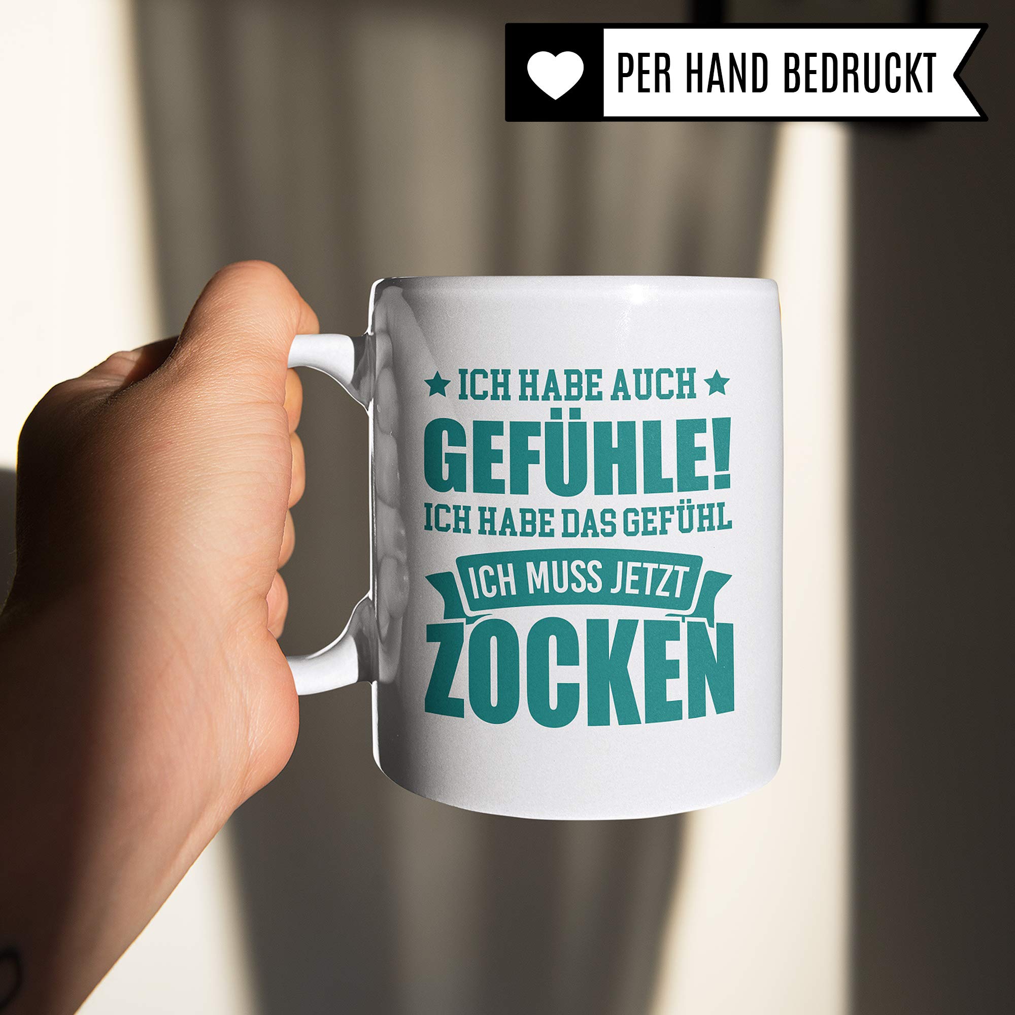 Pagma Druck Tasse Gamer, Zocker Geschenke Spruch, Kaffeetasse Gaming Zocken Computerspiele Konsole, Controller PC Computerspielen Becher, Computer Gaming Tasse lustig