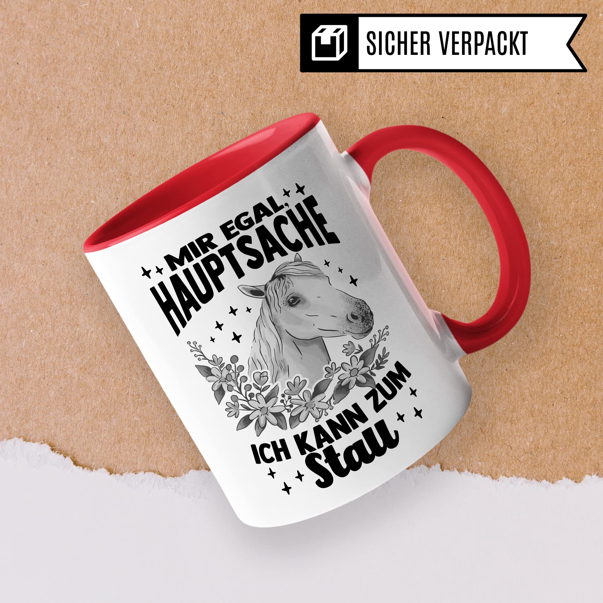 Tasse Pferd Stall Pferde Kaffeetasse Reiterin Kaffee-Becher Reiten bester Freund Vierbeiner Teetasse Pferdemädchen Stallmädchen Pferdeliebhaber Geschenk Geschenkidee Reiter