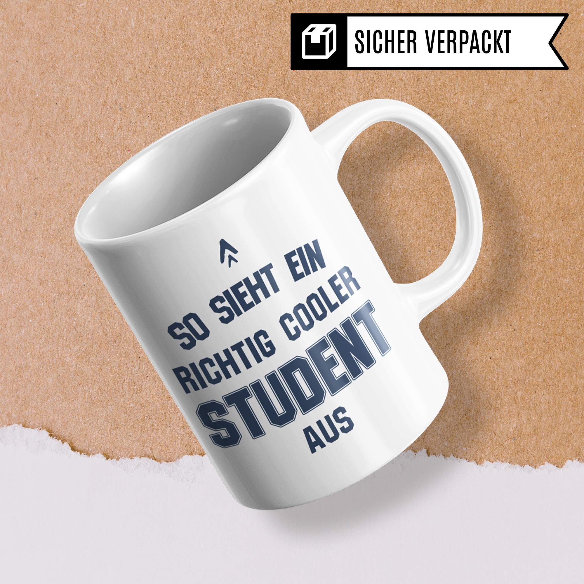 Pagma Druck Tasse Student, Studium Geschenk Anfang, Studieren Uni Becher Geschenkidee, Ersti Kaffeetasse für Studenten Universität Beginn Kaffeebecher