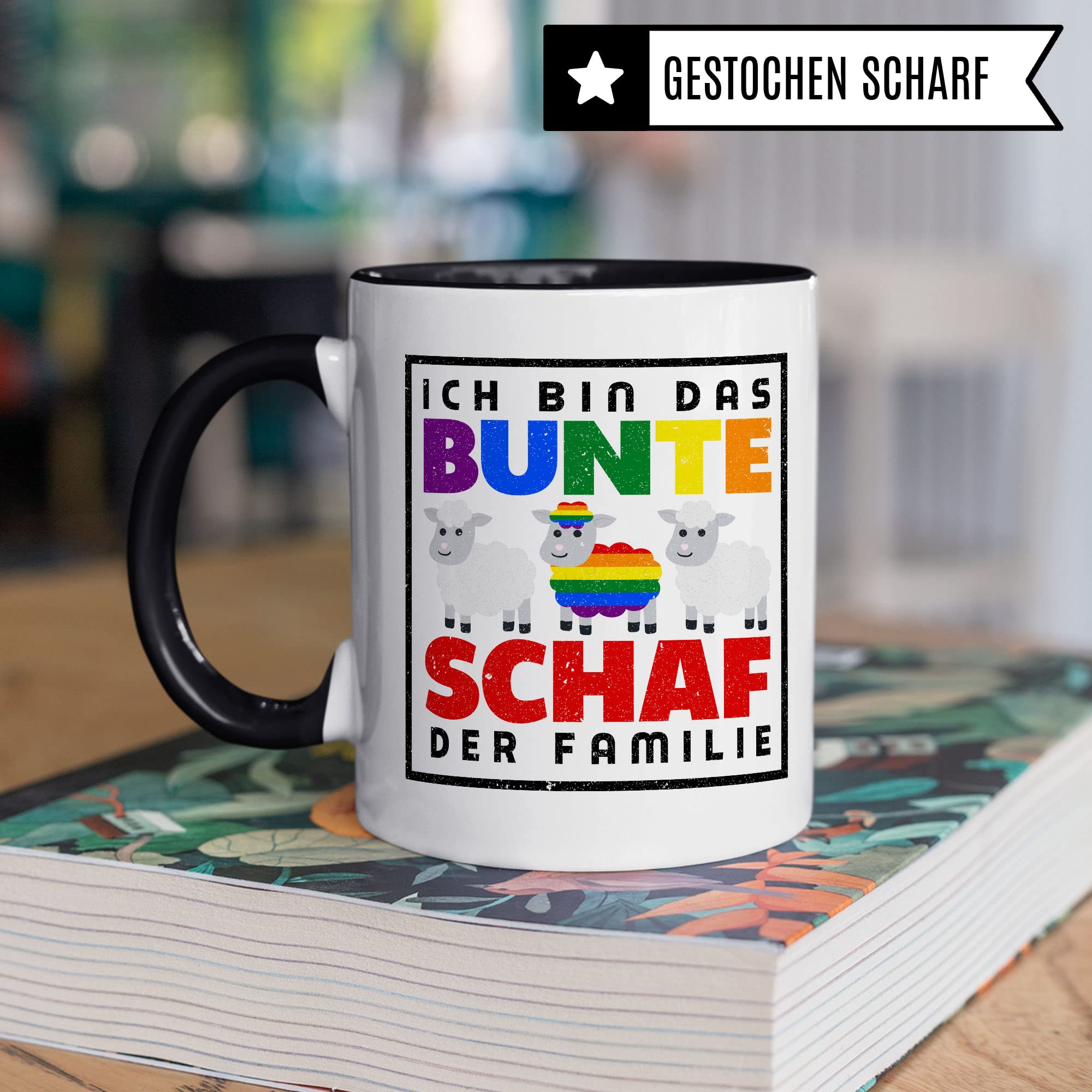 LGBTQ+ Tasse Geschenkidee Kaffeetasse Geschenk für Schwul Lesibisch Bisexuel Trans Kaffeebecher Lgbt Becher