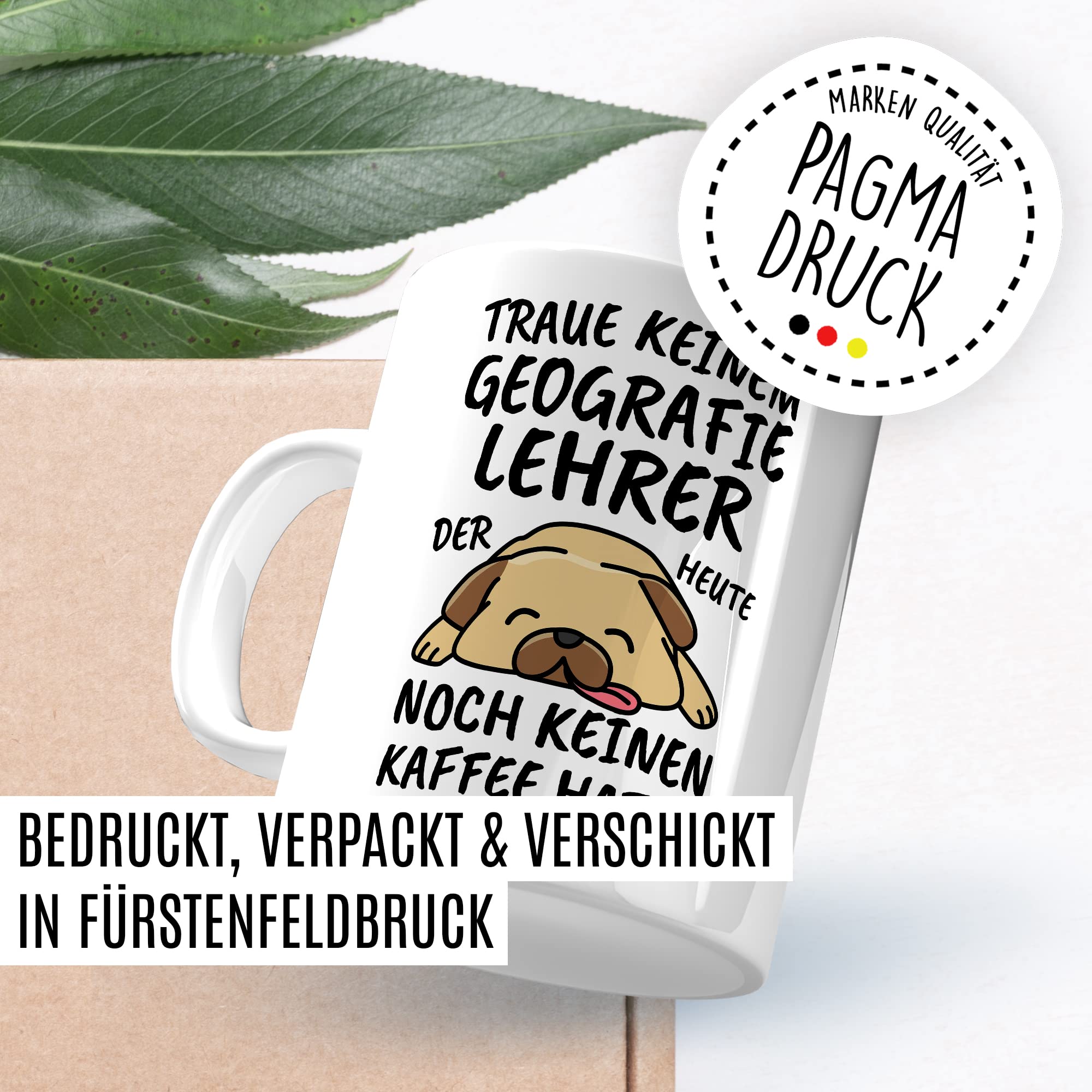 Tasse Geografielehrer lustig Geografielehrer Geschenk Beruf Spruch Kaffeebecher Geografielehrer Geschenkidee Geografie Schule Unterricht Lehrender Lehrer Kaffee-Tasse Teetasse Becher