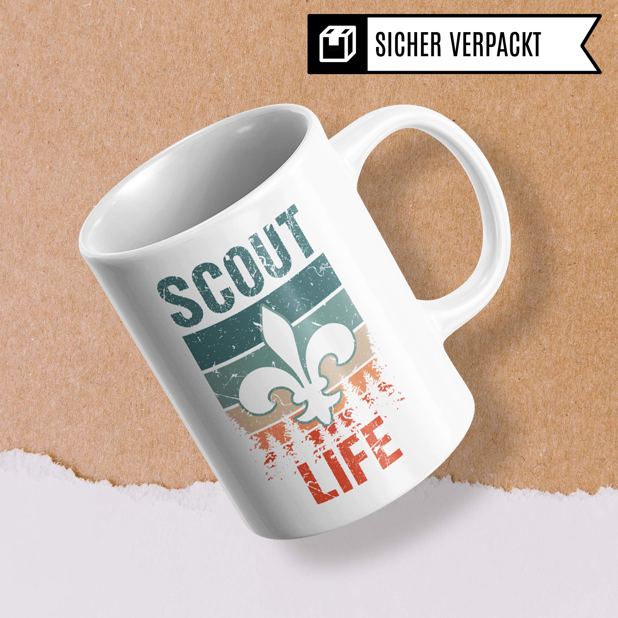 Pagma Druck Pfadfinder Tasse Geschenk | Gut Pfad Becher Camping Geschenkidee | Kaffeetasse Zeltlager Scout Kaffeebecher