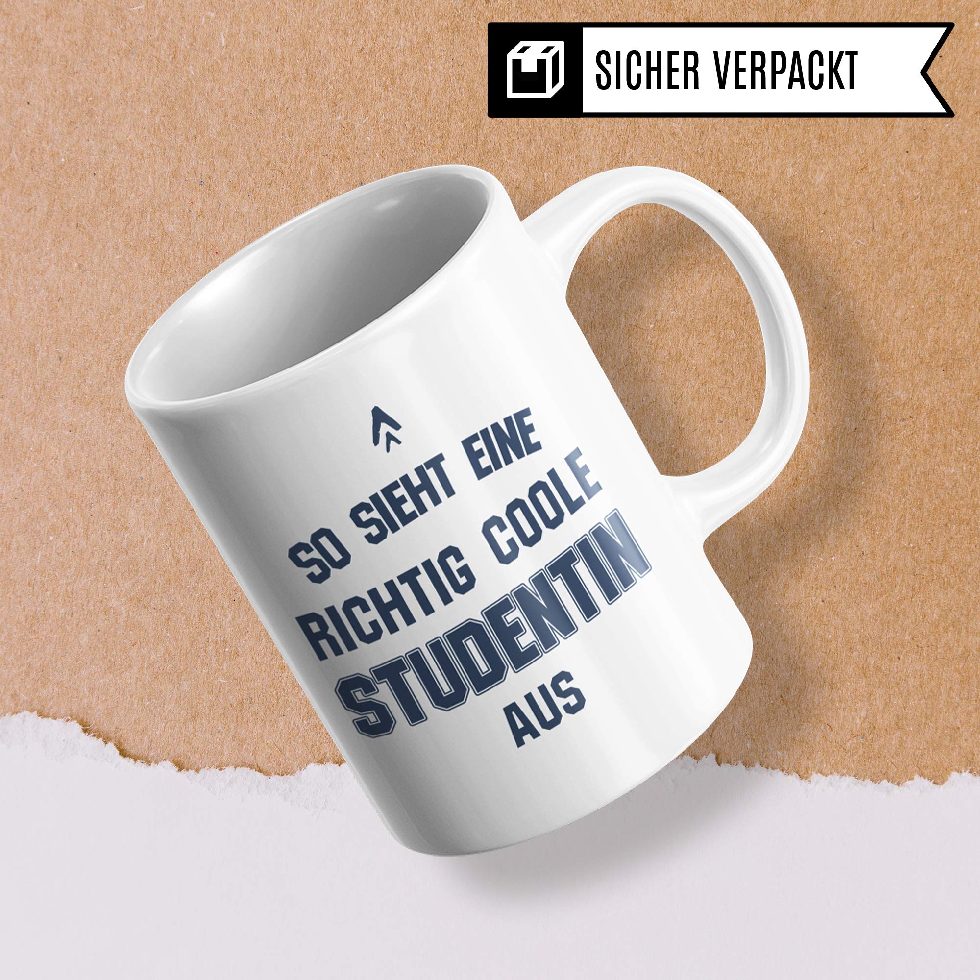 Pagma Druck Tasse Studentin, Studium Geschenk Anfang, Studieren Uni Becher Geschenkidee, Ersti Kaffeetasse für Studenten Universität Beginn Kaffeebecher