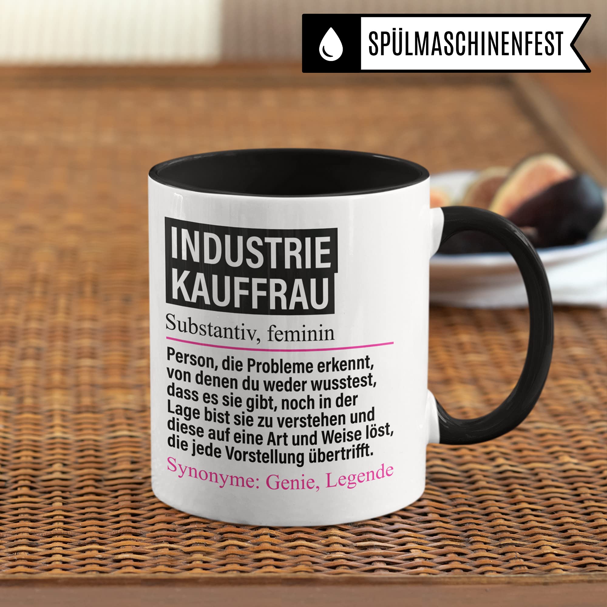 Tasse Industriekauffrau lustig, Industrie Kauffrau Ausbildun Geschenk, Spruch Kaffeebecher Geschenkidee, Kaffeetasse Beruf Industriekauffrauen Teetasse Becher