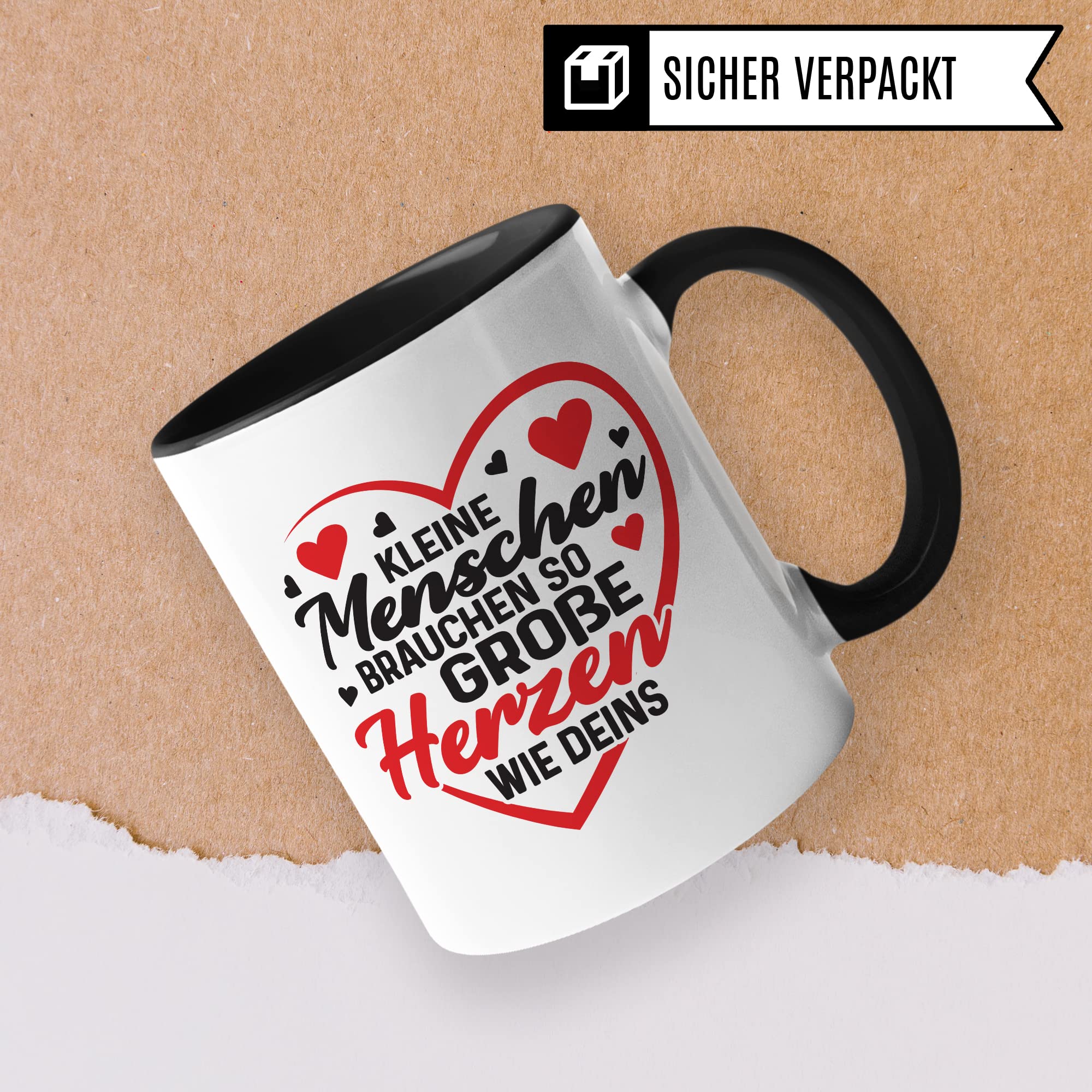 Tasse Erzieherin & Lehrerin Geschenk Kaffee-Tasse Lehrerin Geschenkidee Grundschule Tasse Abschied Kinderpflegerin Abschiedsgeschenk Gymnasium Kaffee-Becher