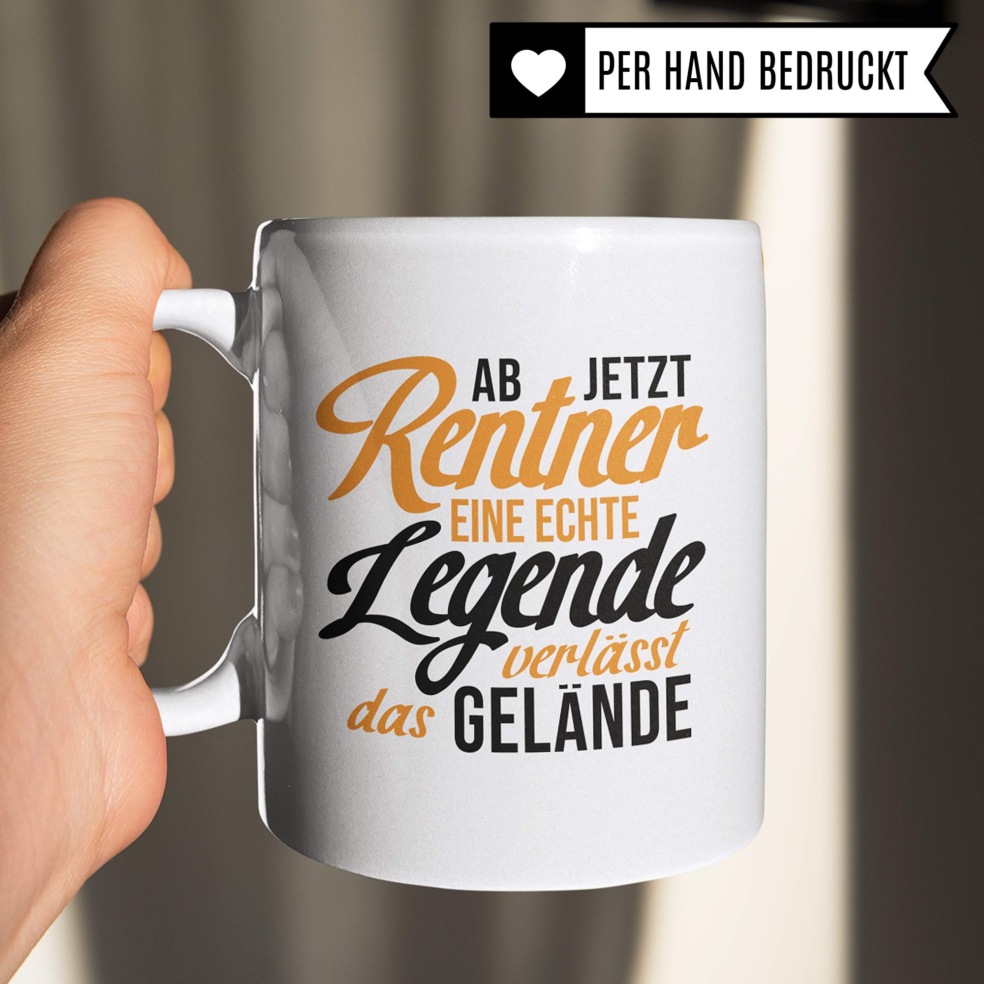 Pagma Druck Tasse Rentner, Witzige Geschenke zum Ruhestand, Rente Becher Pensionierung Geschenk Renteneintritt, Rentenbeginn Pension Kaffeetasse Abschiedsgeschenk Geschenkidee