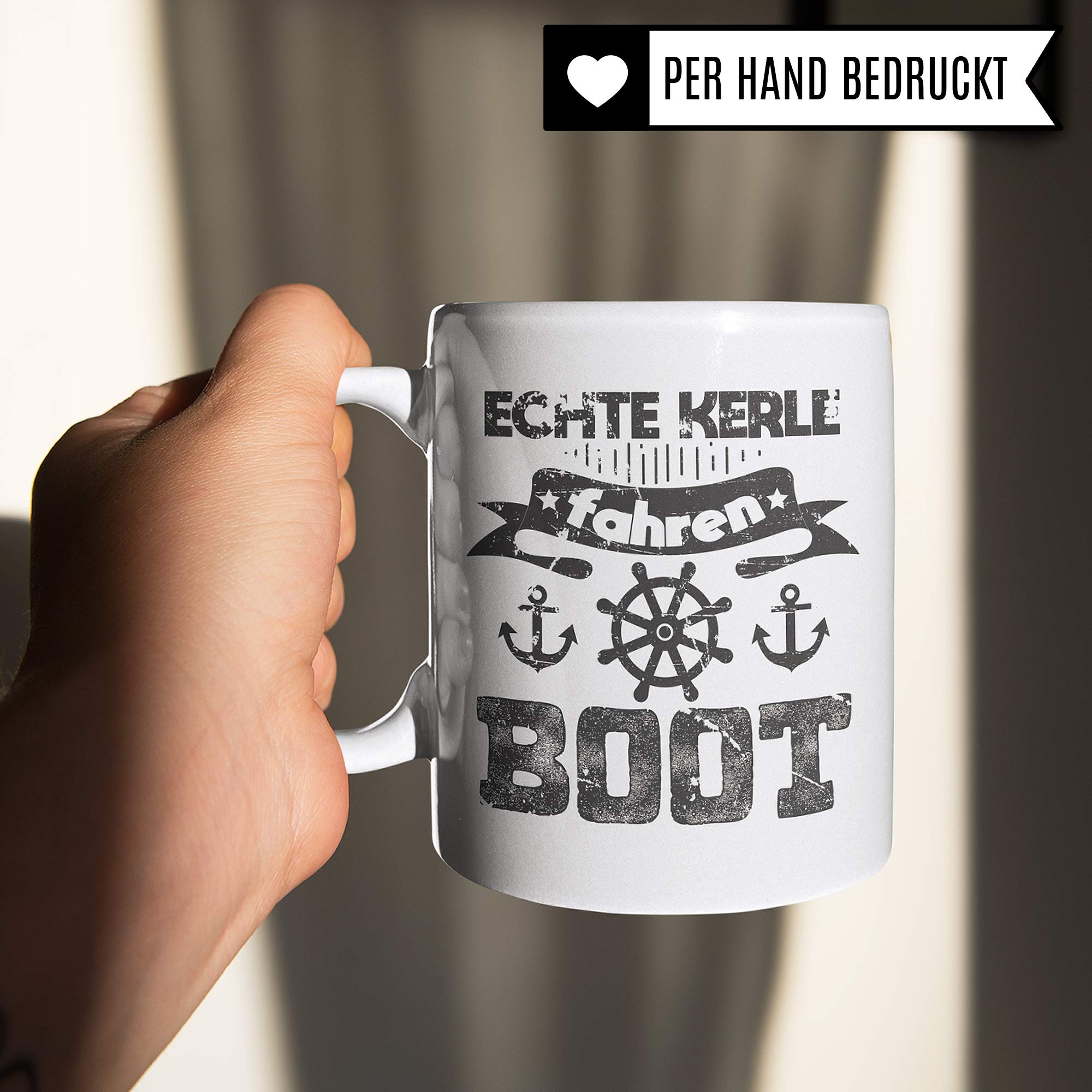 Tasse Boot Geschenk Bootsfahrer Kaffeetasse Bootfahren Kapitän Schiff Boot Fahren Kaffeebecher Männer Geschenkidee