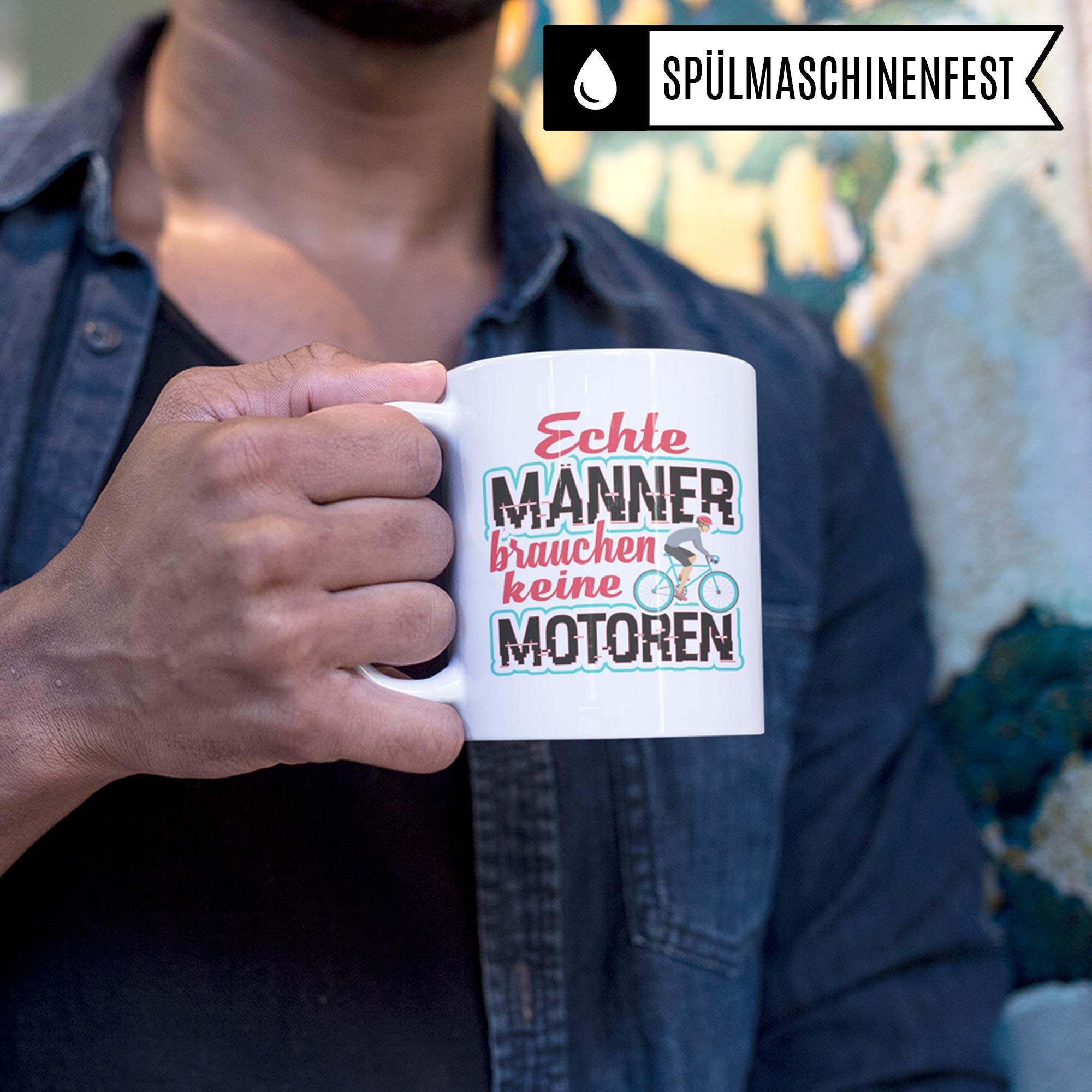 Pagma Druck Fahrrad Geschenk, Fahrrad Tasse, Geschenkidee Fahrradfahrer Fahrräder Rennrad Becher, Kaffeetasse Radfahrer Mountainbike Fahrradmotiv Mountainbiker Radfahren Kaffeebecher