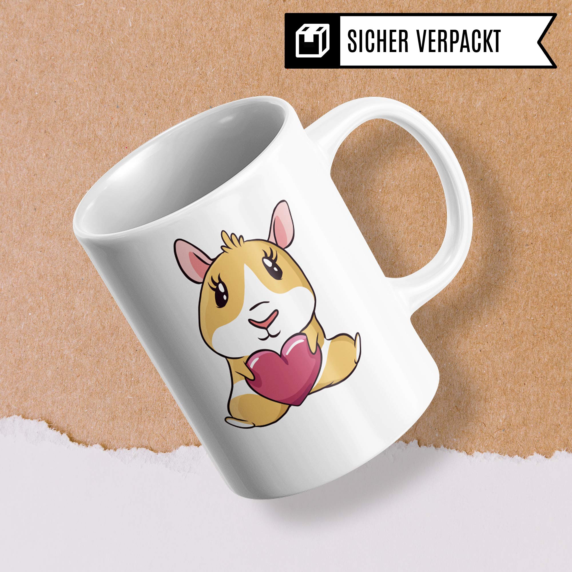 Tasse mit Spruch Meerschweinchen Tier Geschenk Kaffeetasse - Kaffeebecher für Meerschweinchen Fans Geschenkidee