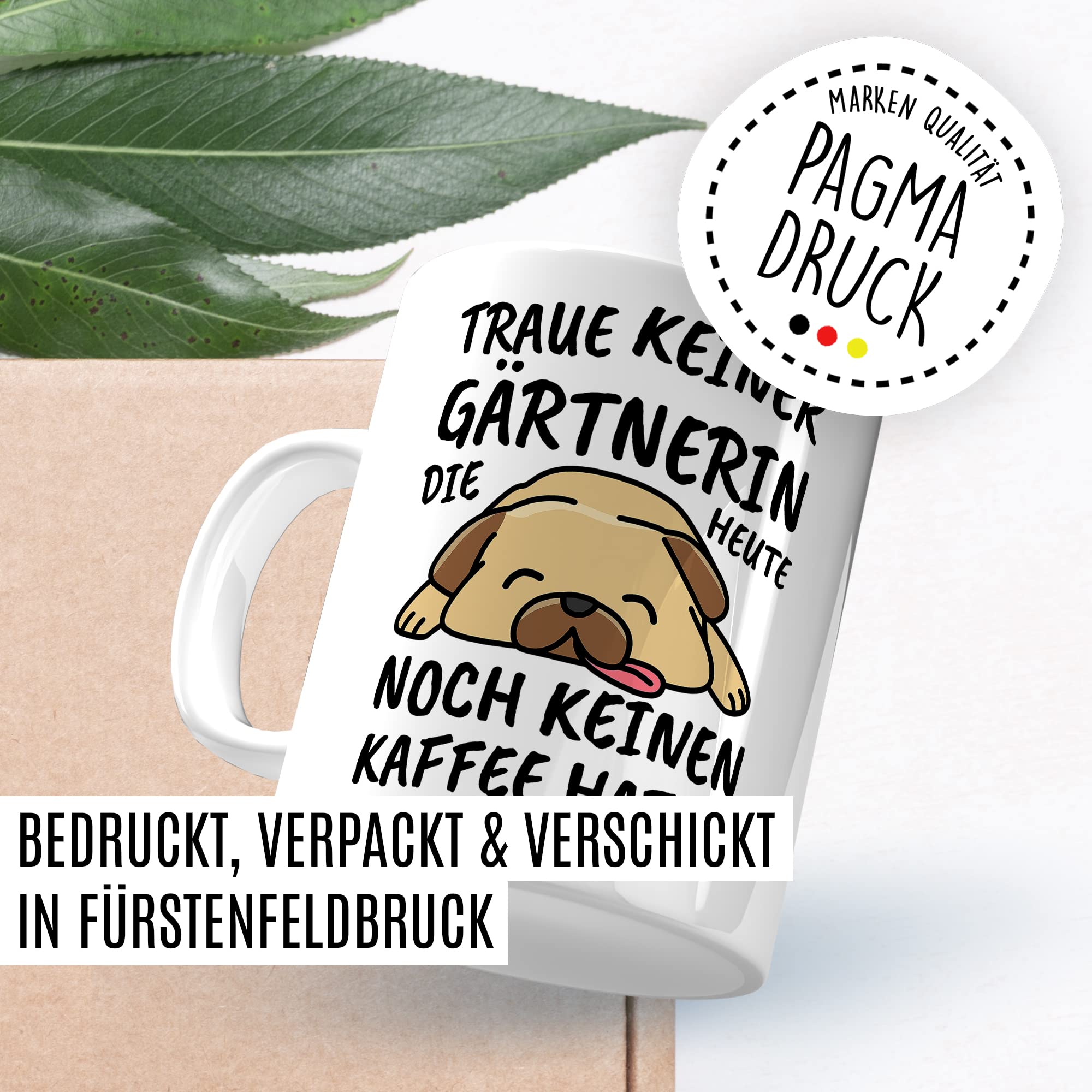 Tasse Gärtnerin lustig Gäertnerin Geschenk Beruf Spruch Kaffeebecher Gäertnerinnen Geschenkidee Garten Gartenbau Gartencener Kaffee-Tasse Teetasse Becher