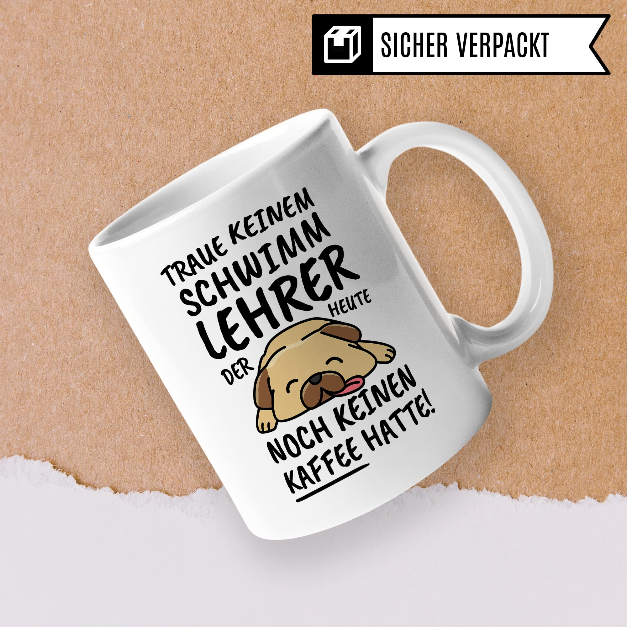 Tasse Schwimmlehrer lustig Schwimmlehrer Geschenk Beruf Spruch Kaffeebecher Schwimmlehrer Geschenkidee Schwimmen Lehrer Hallenbad Freibad Kinder Kaffee-Tasse Teetasse Becher