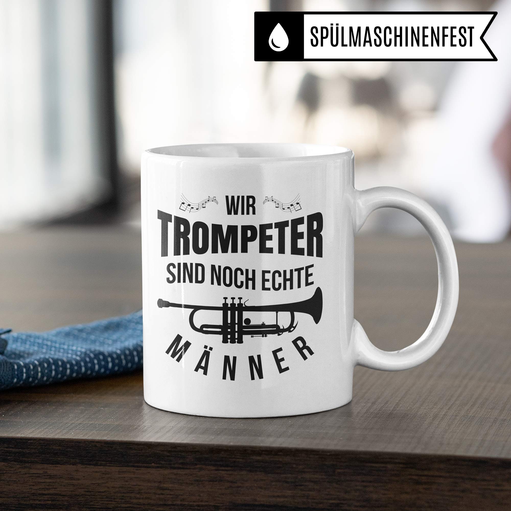 Pagma Druck Trompete Geschenke Tasse, Musiker Geschenke Trompete, Kaffeetasse Trompeter Trompetenspieler Deko, Trompete Geschenkideen Becher Musiker Blechbläser Dekoration Spruch