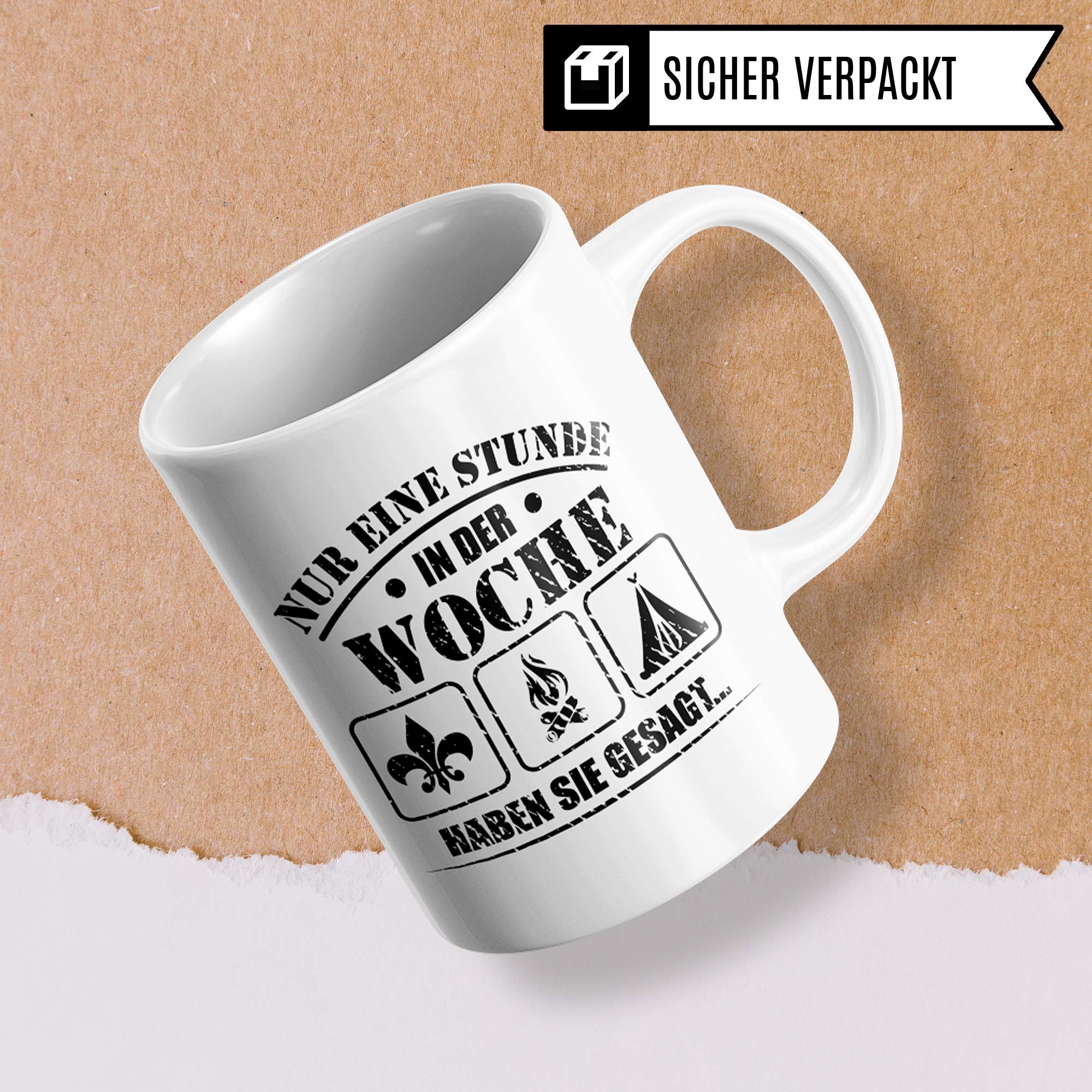 Pagma Druck Pfadfinder Tasse Geschenk, Gut Pfad Becher Camping Geschenkidee, Kaffeetasse Zeltlager Scout Kaffeebecher