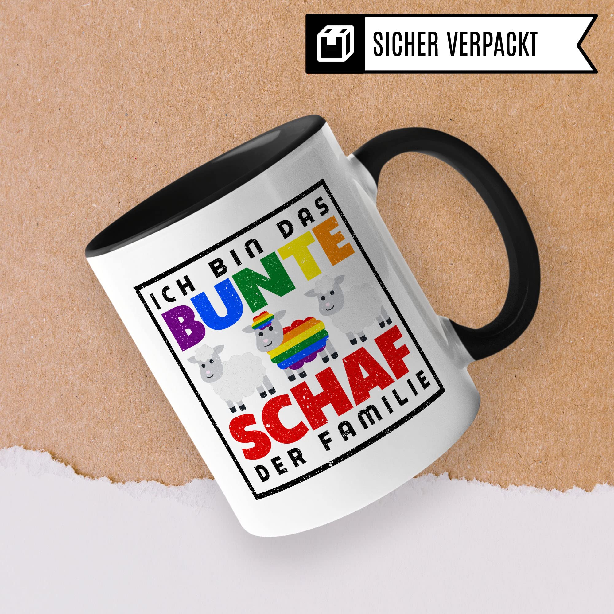 LGBTQ+ Tasse Geschenkidee Kaffeetasse Geschenk für Schwul Lesibisch Bisexuel Trans Kaffeebecher Lgbt Becher