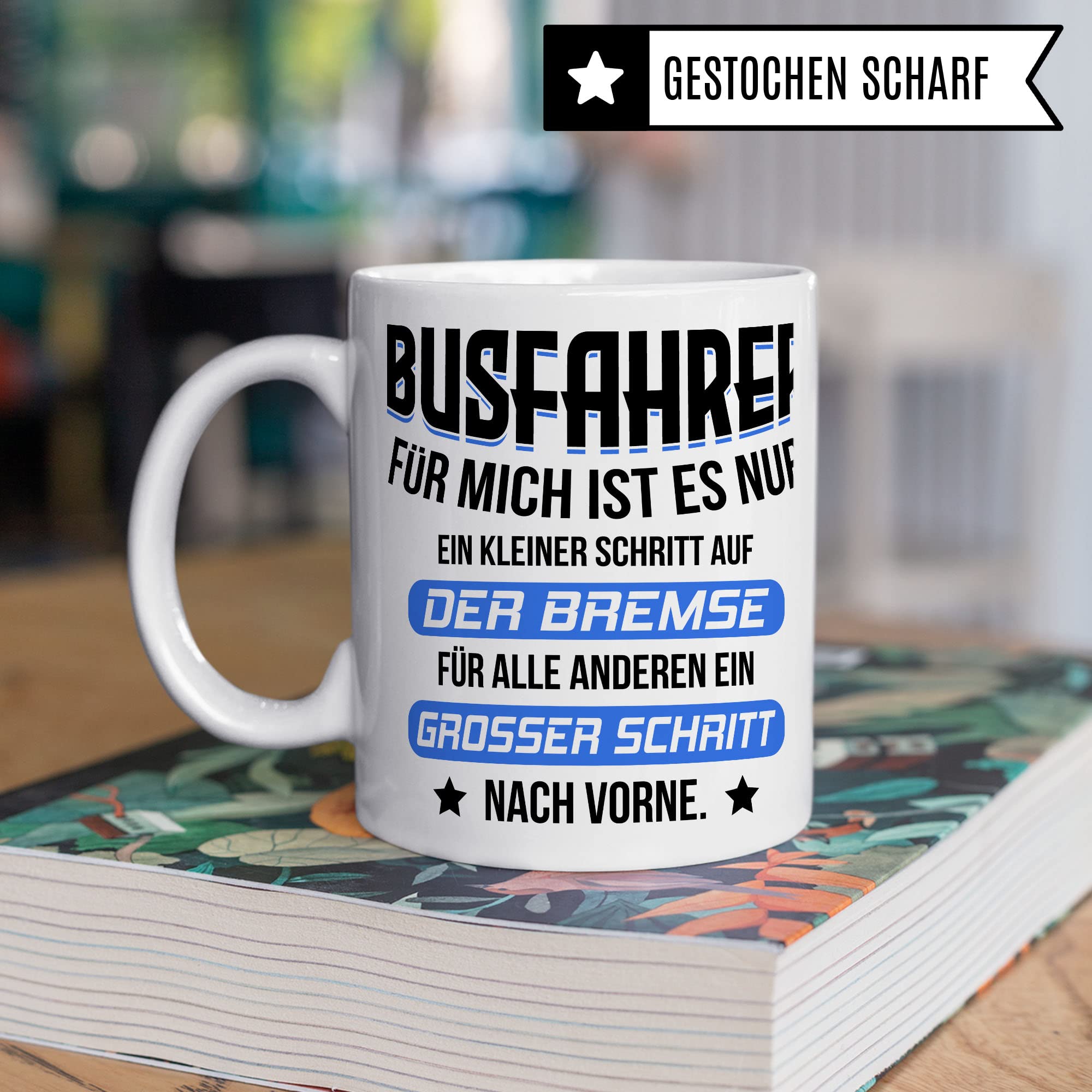 Busfahrer Tasse, Buschauffeur Becher, Autobusfahrer Geschenkidee, Kollegen Geschenk, Kaffeetasse Humor Witz Geschenk für Bus Fahrer, Kaffeebecher für Männer