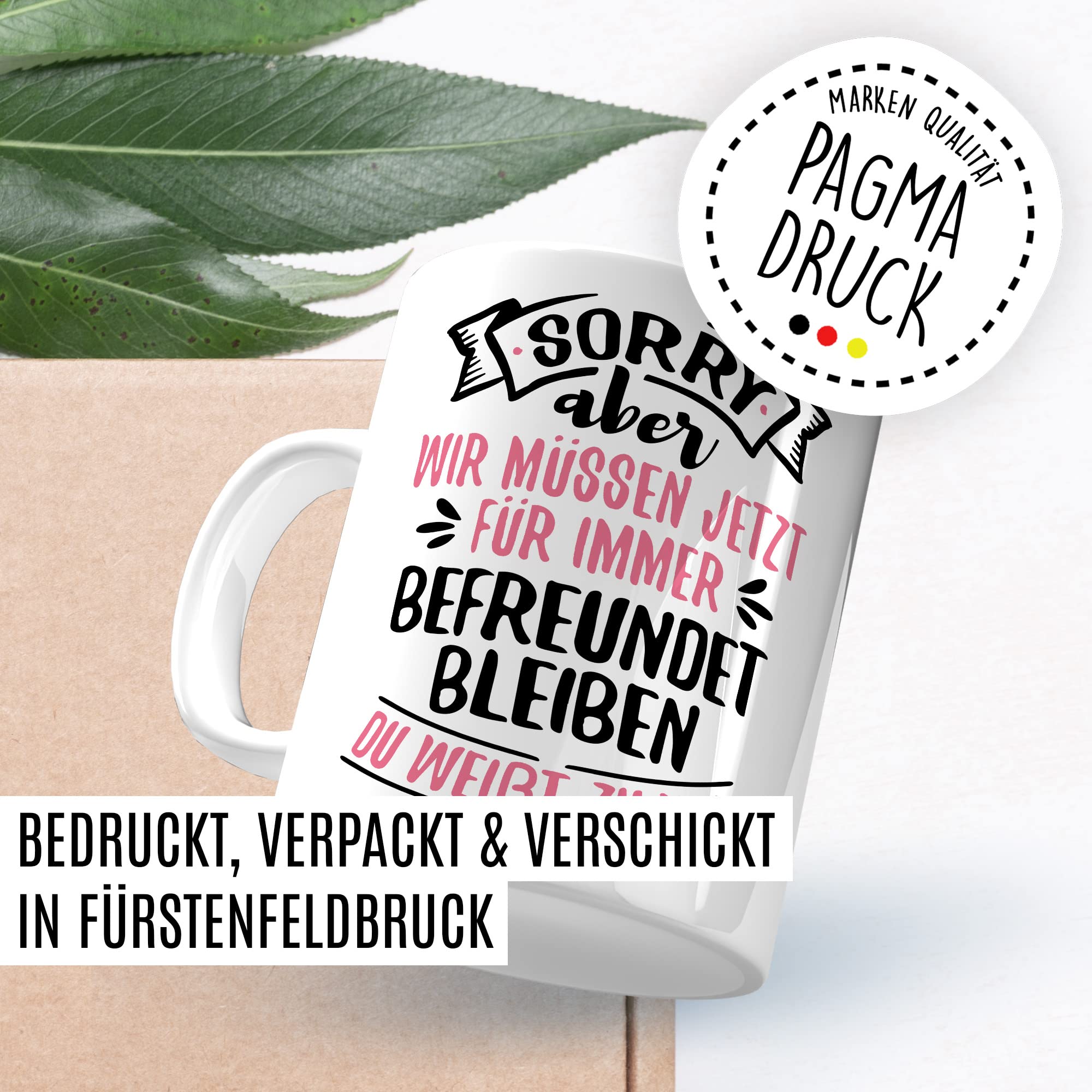 Abschied Tasse Abschiedsgeschenk Kaffeetasse Du weißt zu viel Spruch lustiger Kaffee-Becher Jobwechsel Kollege Kollegin Ruhestand Geschenkidee Rente Geschenk Humor Freunde bleiben