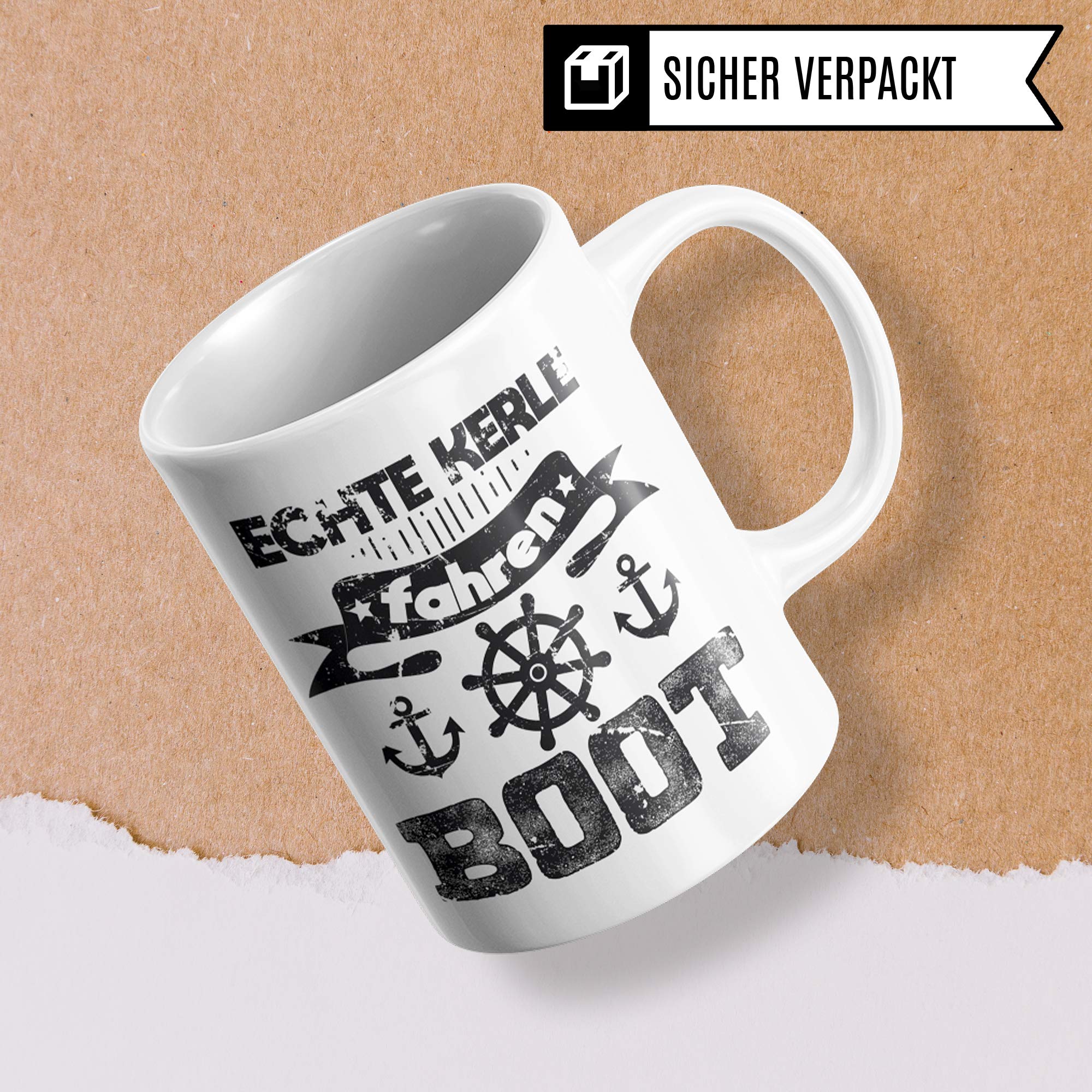 Tasse Boot Geschenk Bootsfahrer Kaffeetasse Bootfahren Kapitän Schiff Boot Fahren Kaffeebecher Männer Geschenkidee