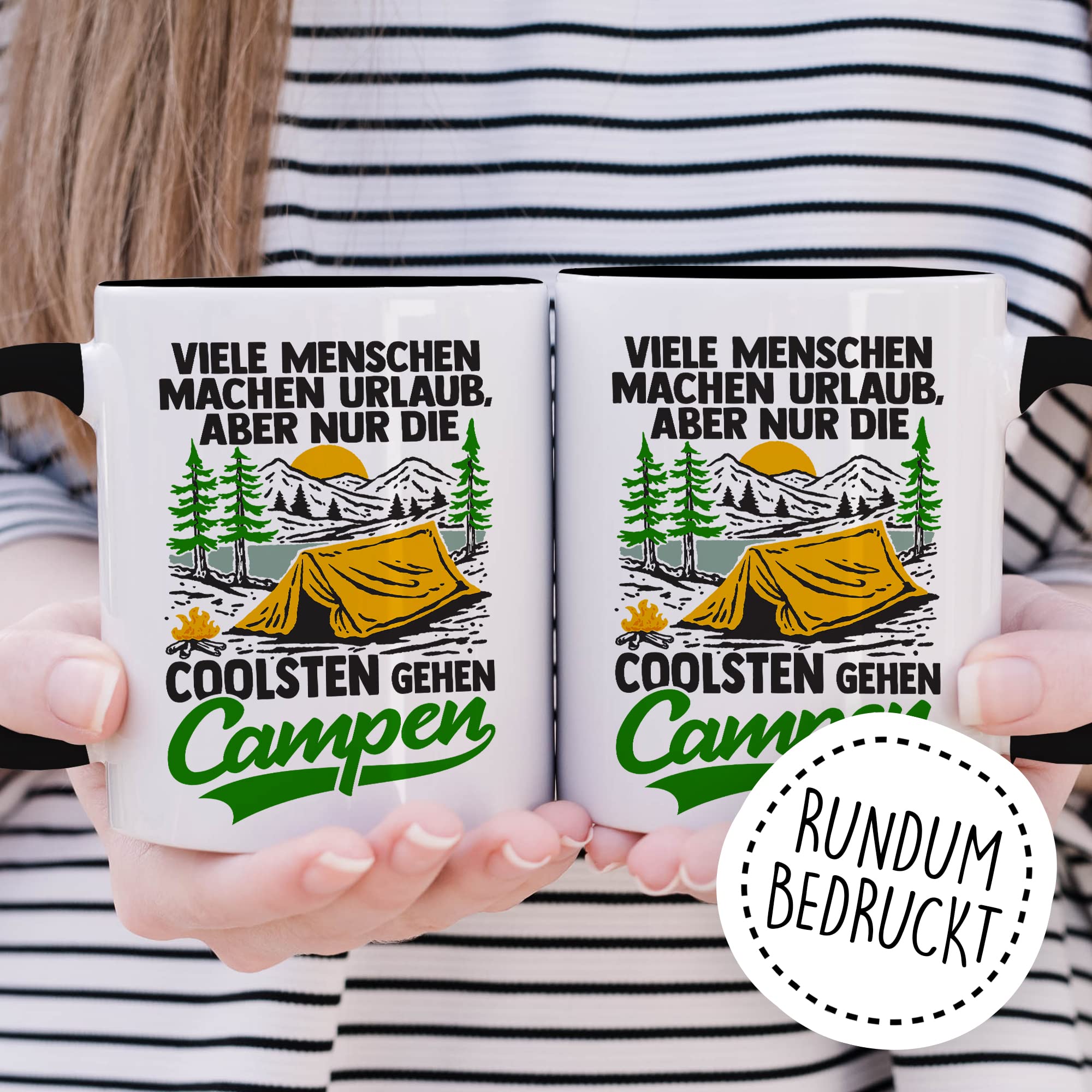 Reisen Tasse Wohnmobil Becher Roadtrip Kaffeetasse Camping Geschenk Urlaub Camper Kaffee-Becher Geschenkidee Outdoorfans Bagpacking Zelt Zelten Abenteuer Outdoor Spruch Weltreise Urlaub