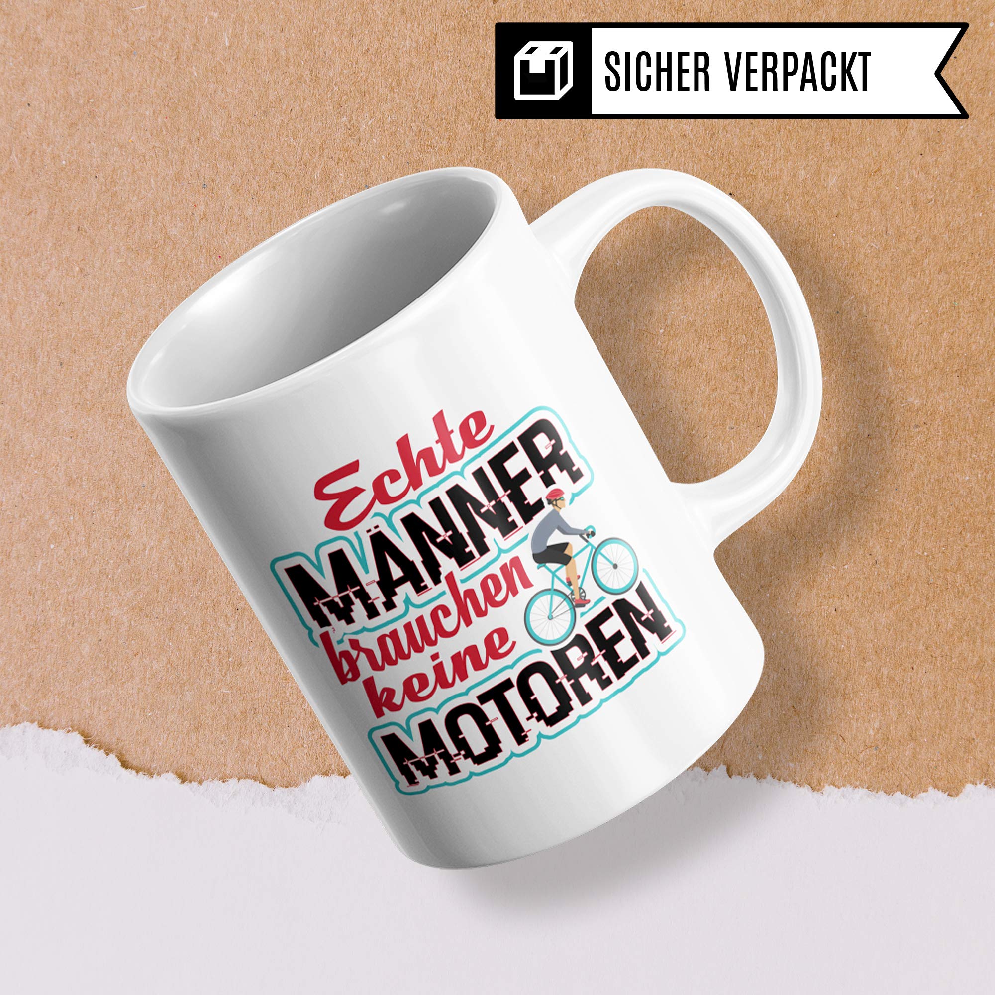 Pagma Druck Fahrrad Geschenk, Fahrrad Tasse, Geschenkidee Fahrradfahrer Fahrräder Rennrad Becher, Kaffeetasse Radfahrer Mountainbike Fahrradmotiv Mountainbiker Radfahren Kaffeebecher