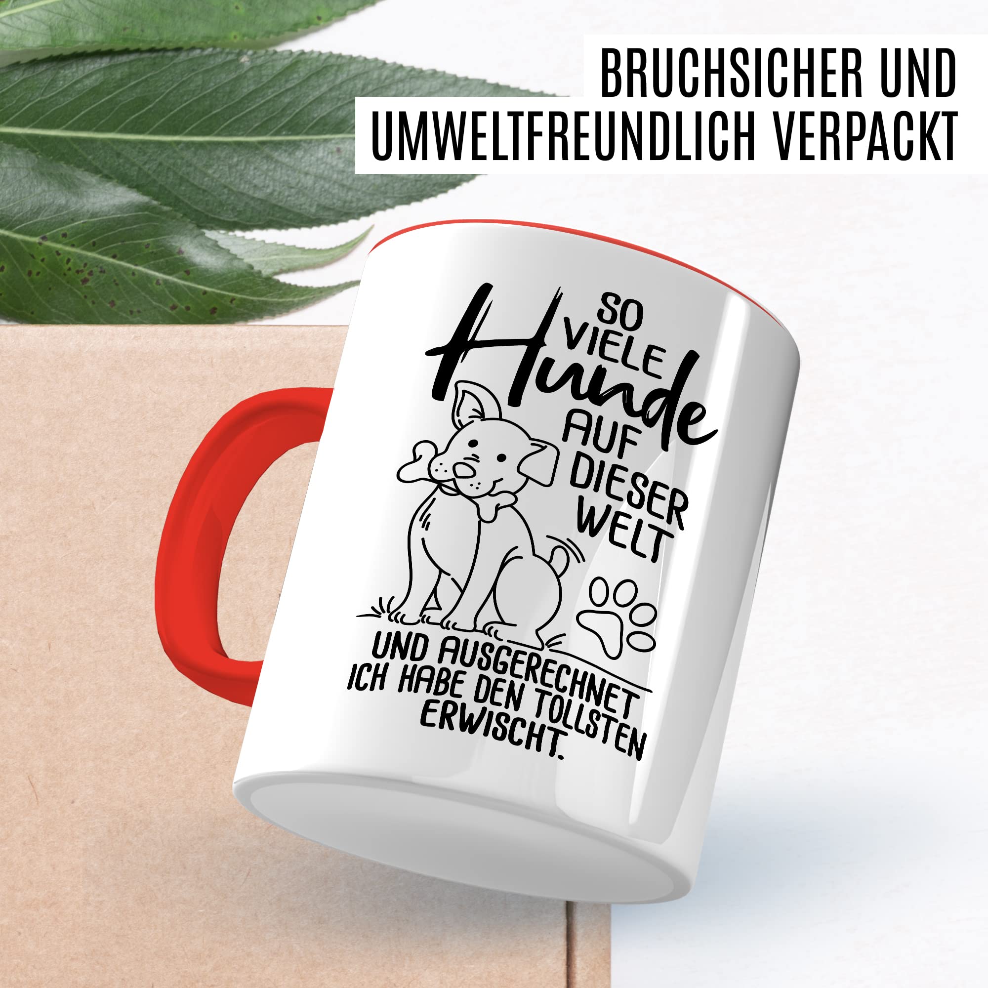 Tasse Hundebesitzer Geschenk, So viele Hunde auf dieser Welt Geschenkidee Hundehalter Kaffeetasse mit Spruch Kaffee-Becher Vierbeiner Tierfreund Hunde-Liebhaber Herrchen Frauchen