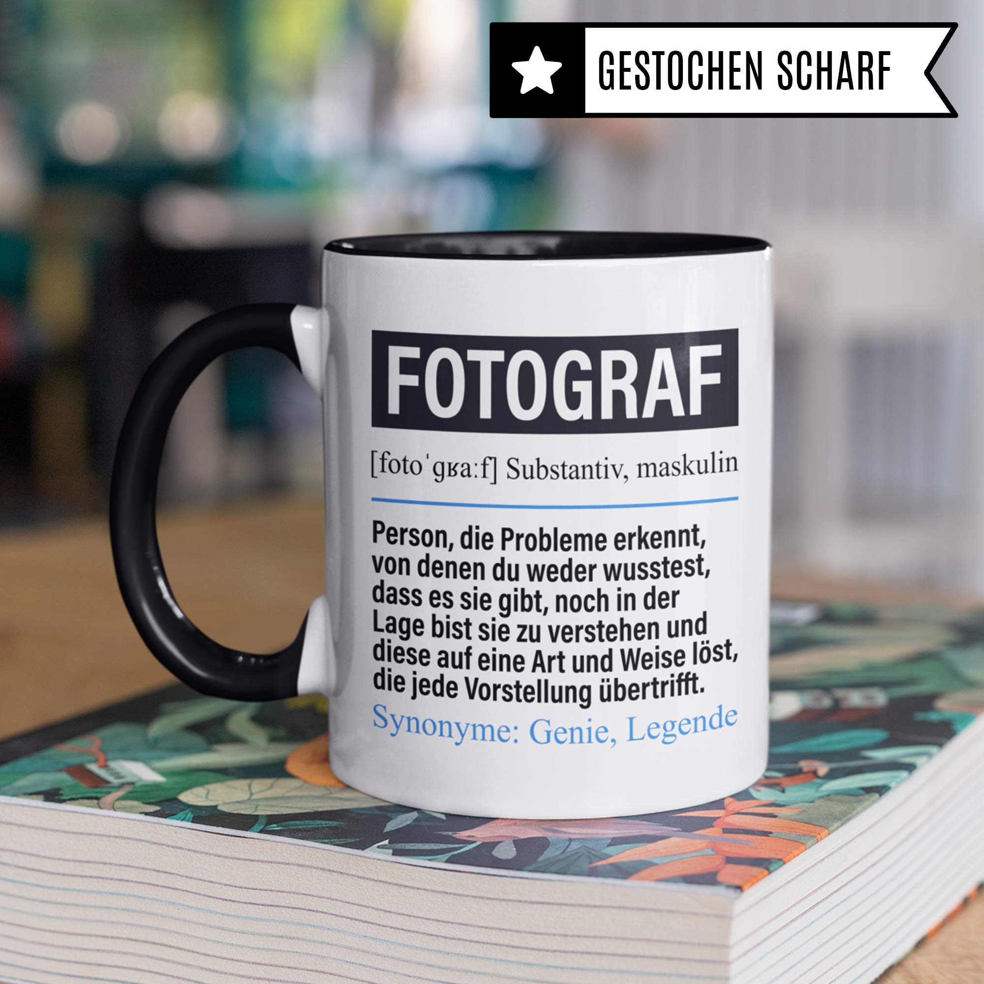 Pagma Druck Tasse Fotograf lustig, Fotograf Geschenk, Spruch Fotografie Kaffeebecher Geschenkidee, Kaffeetasse Beruf Fotografen Teetasse Becher