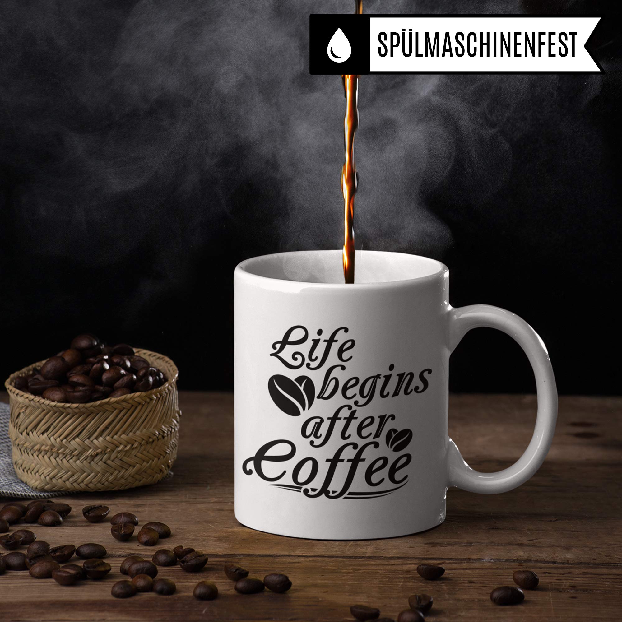 Pagma Druck Kaffeetasse lustig, Geschenk Kaffee Tasse mit Sprüchen, Kaffeetrinker Geschenkidee Kaffeeliebhaber Spruch Witz Koffein Filterkaffee Spruch