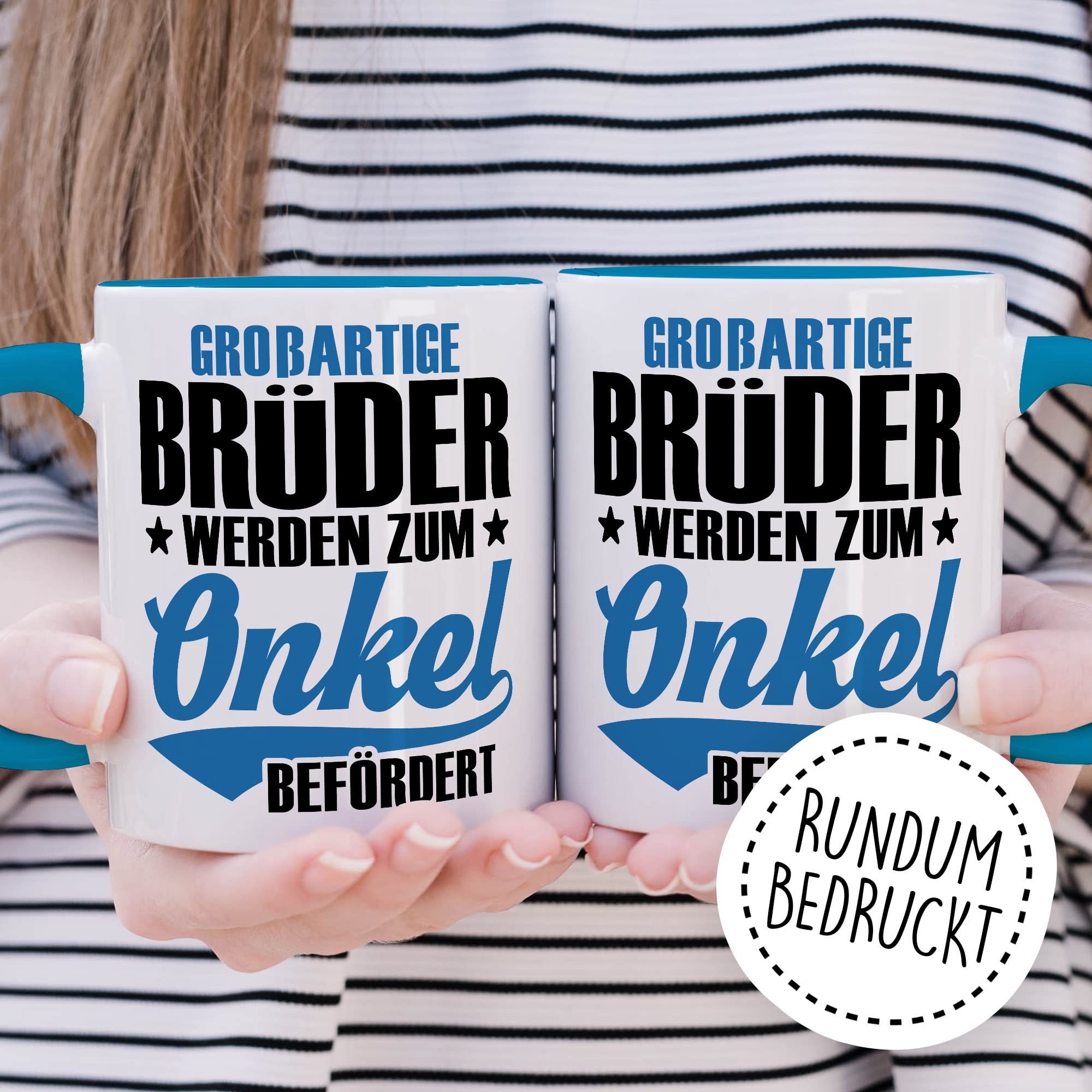 Onkel Tasse Geschenk lustig Bruder Kaffeetasse Nichte Kaffee-Becher Neffe Geschenkidee Familie Humor Geschwister großartige Brüder werdender Onkel Schwangerschaft