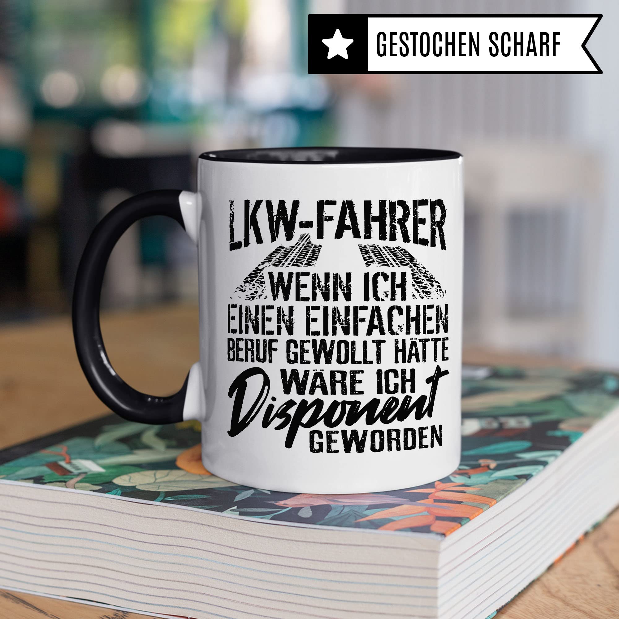 Lkw Fahrer Tasse Trucker Geschenk Lastwagen Kaffeebecher Kaffeetasse Humor Witz Geschenkidee für Lastwagenfahrer LKW-Fahrer Becher