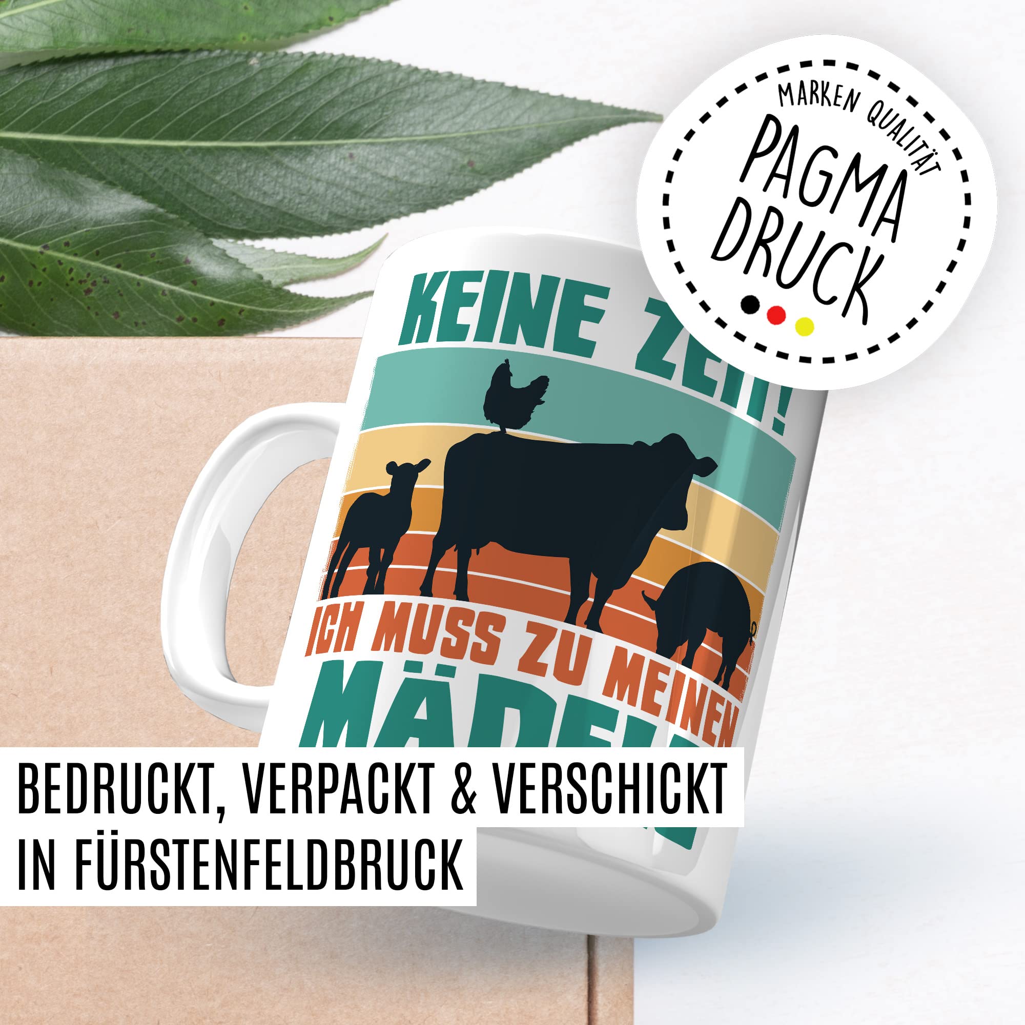 Kühe Tasse mit Spruch lustig Kuh Kaffeetasse Mädels Bäuerin Kaffee-Becher Rinder Kuhstall Tasse Witz Tasse Humor Bauernfrau Bauernhof Tierhalter Tiere Landwirtschaft Landwirtin