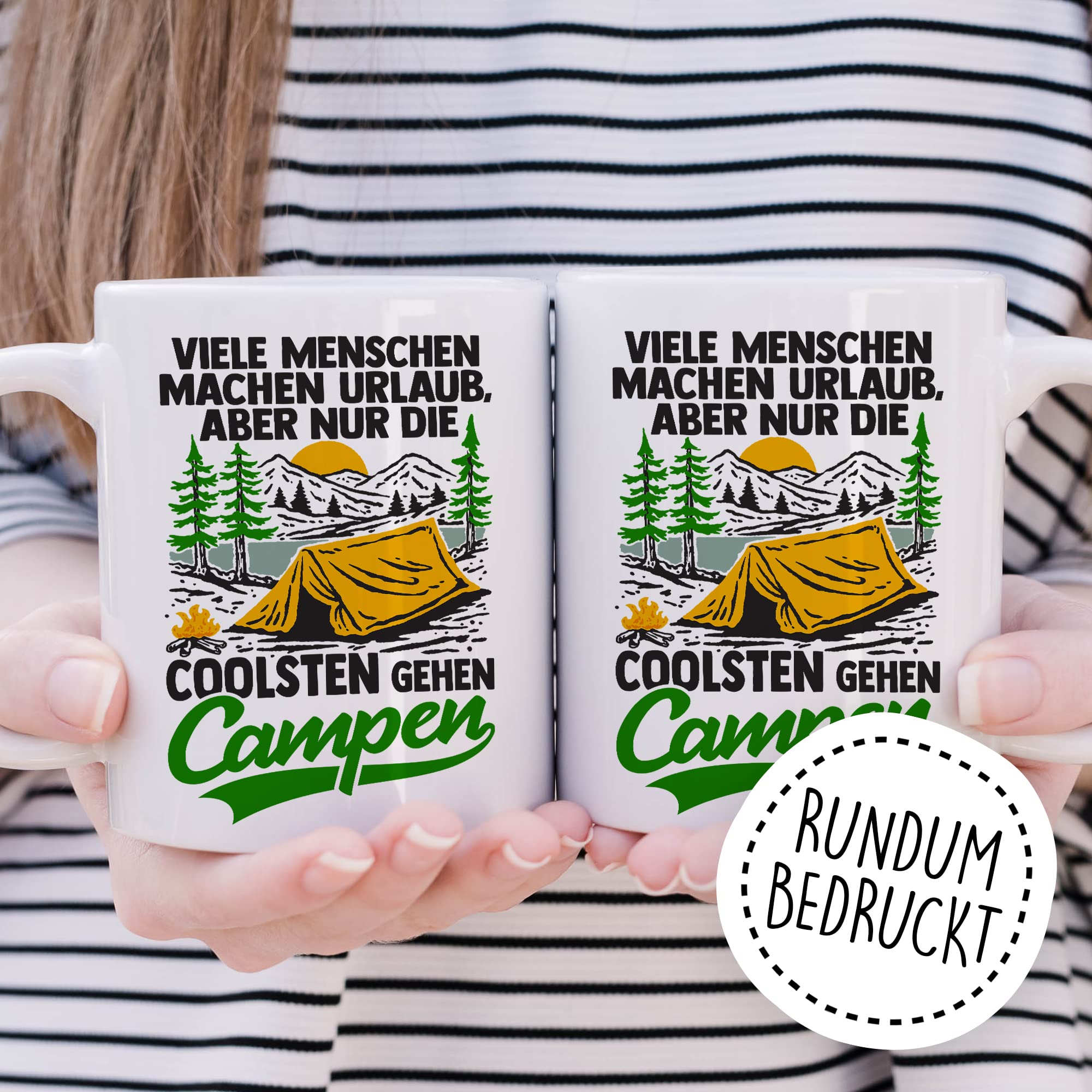 Reisen Tasse Wohnmobil Becher Roadtrip Kaffeetasse Camping Geschenk Urlaub Camper Kaffee-Becher Geschenkidee Outdoorfans Bagpacking Zelt Zelten Abenteuer Outdoor Spruch Weltreise Urlaub