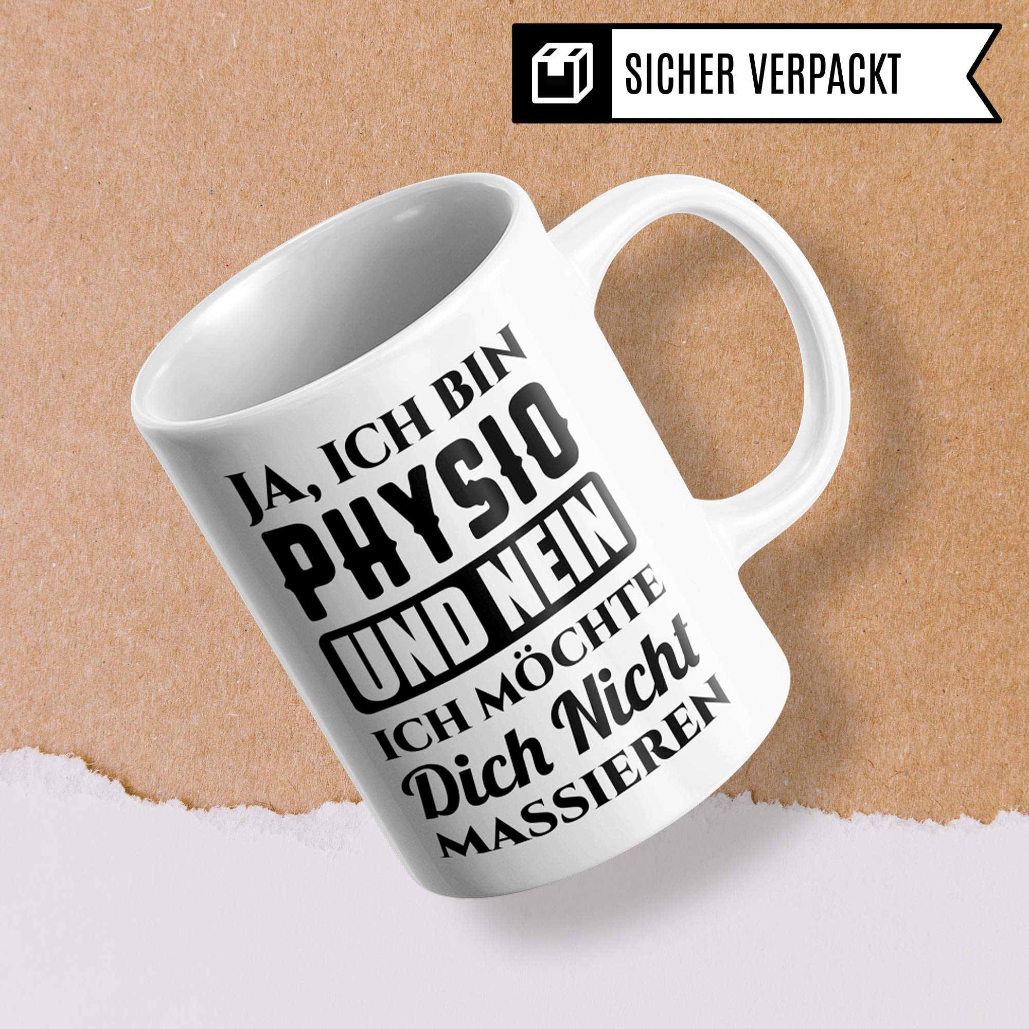 Pagma Druck Tasse Physiotherapeut - Physiotherapie Geschenk Kaffeetasse Spruch - Physio Physiotherapeutin Krankengymnastik Becher Geschenkidee