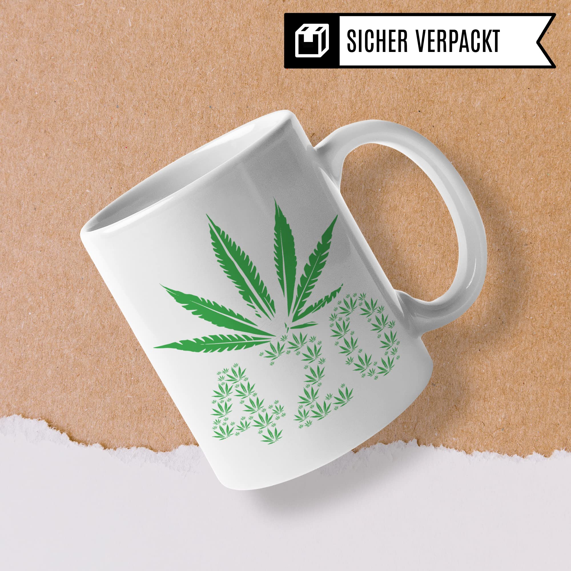 420 Tasse Weed Cannabis Tasse Kiffer Geschenk lustig Stoner Kaffeetasse mit Cannabis Motiv Kiffer Geschenkidee Marihuana Kaffeebecher Teetasse