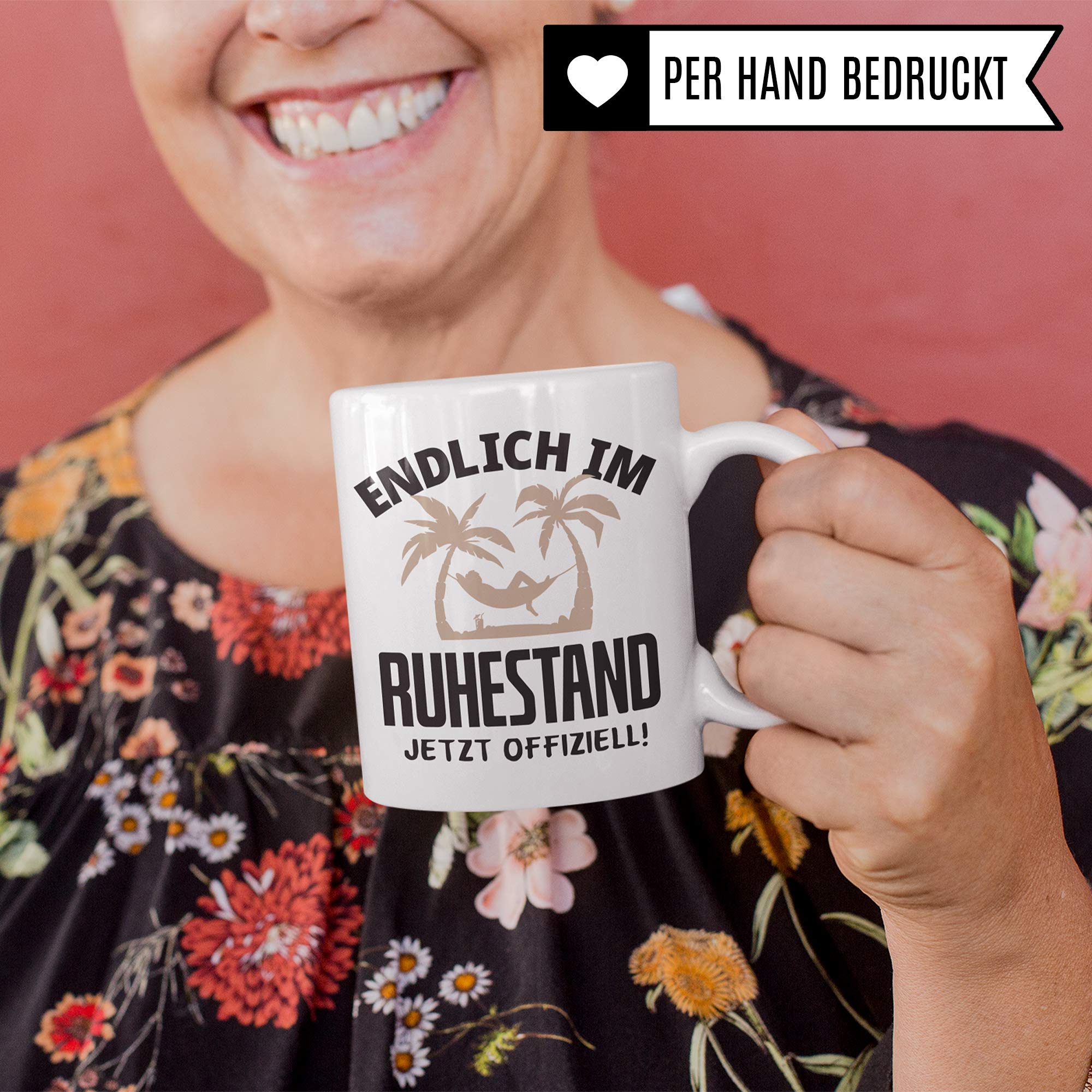 Pagma Druck Rentner Tasse, Ruhestand Geschenk Kaffeetasse, Kaffeebecher Rentenbeginn Renteneintritt Pension Rentnerin Spruch, Geschenke für die Rente Becher Mann & Frau