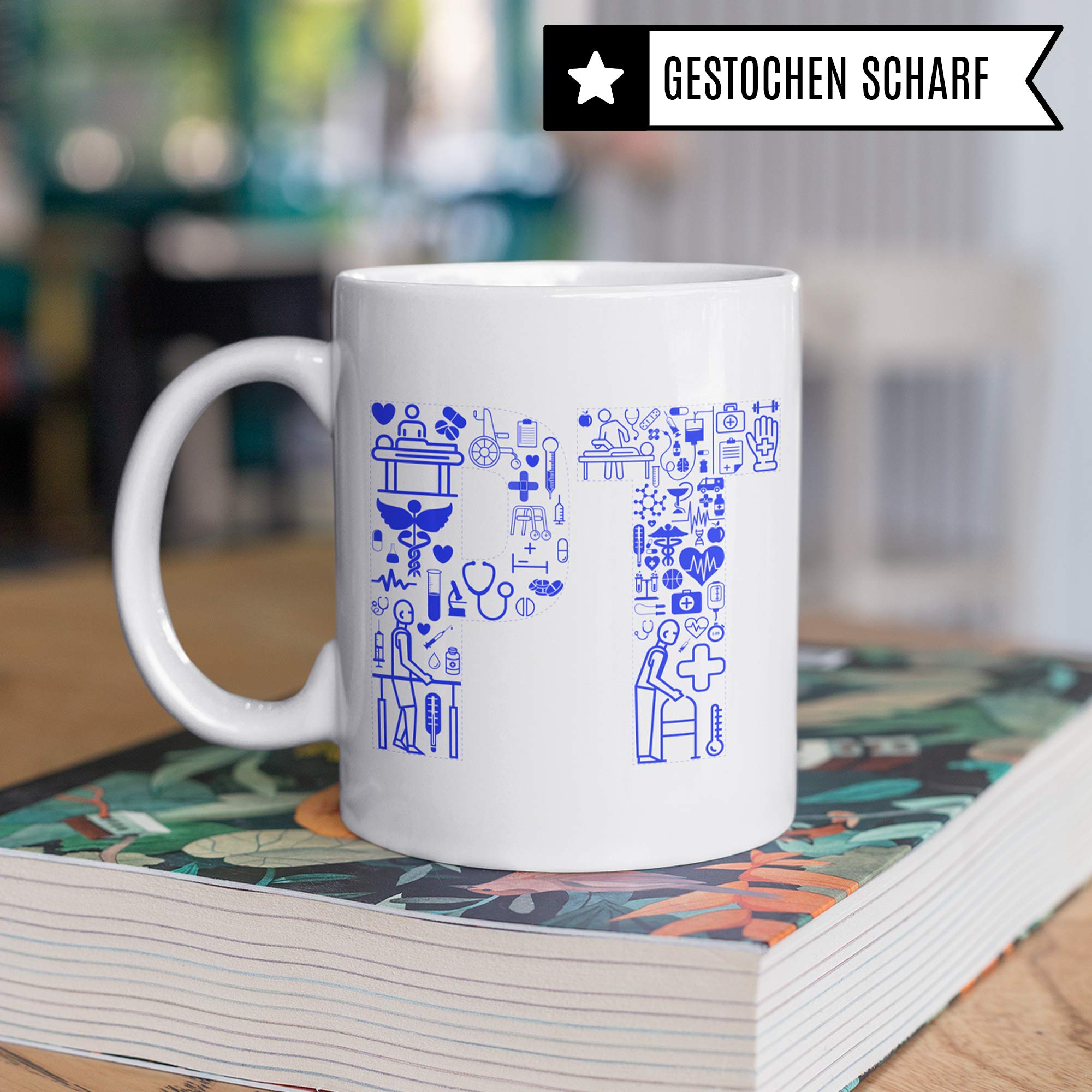 Pagma Druck Physiotherapie Tasse, Physiotherapeuten Geschenke Kaffeetasse Spruch, Physio Physiotherapeutin, Krankengymnastik Physiotherapeuten Geschenke Becher Geschenkidee