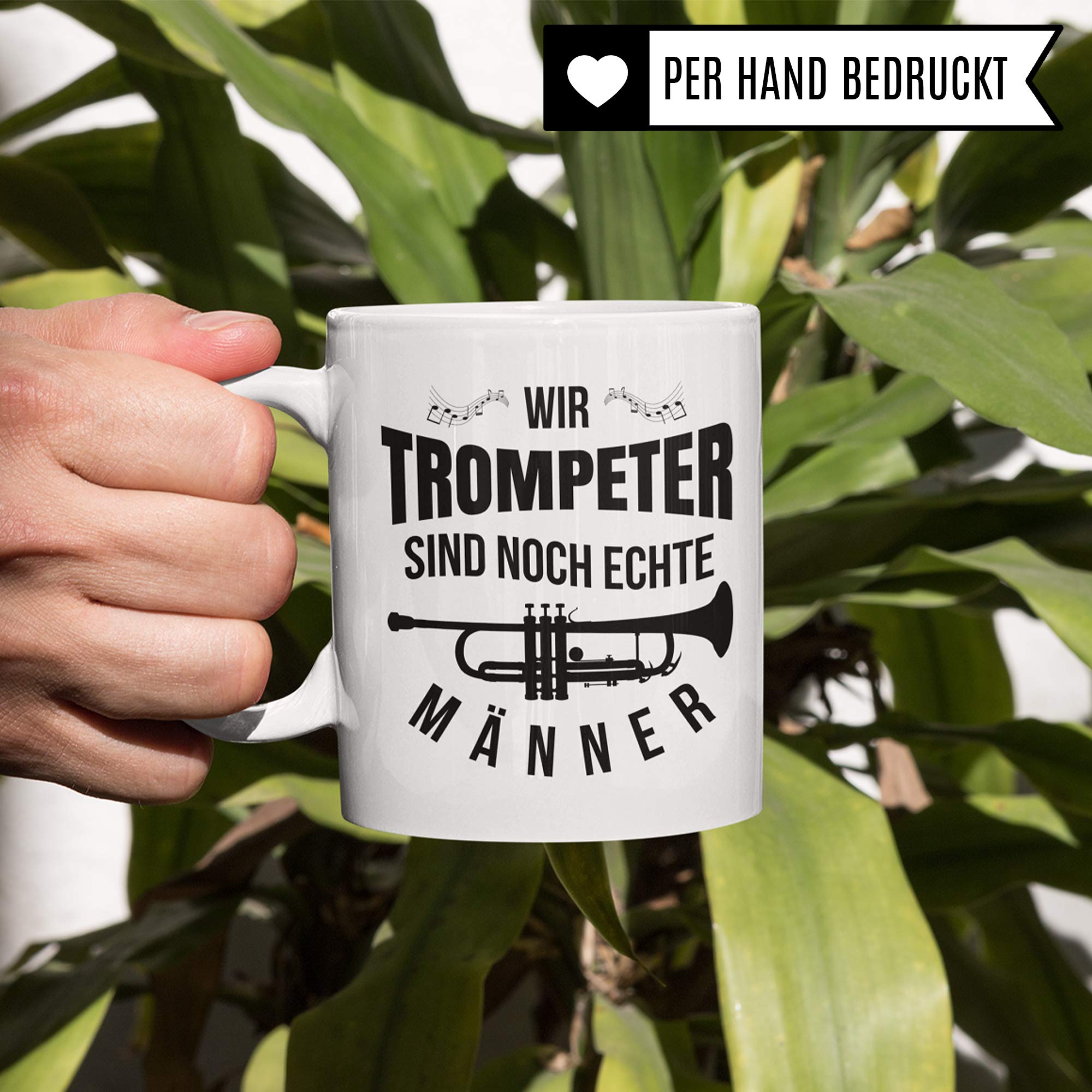 Pagma Druck Trompete Geschenke Tasse, Musiker Geschenke Trompete, Kaffeetasse Trompeter Trompetenspieler Deko, Trompete Geschenkideen Becher Musiker Blechbläser Dekoration Spruch