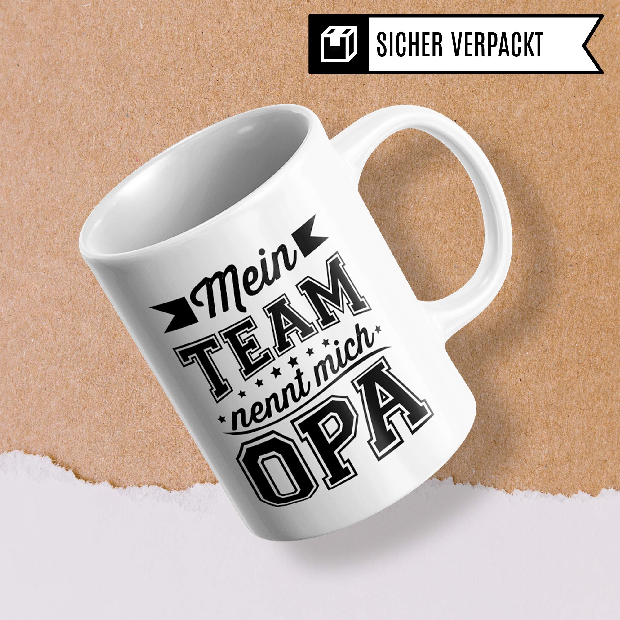 Pagma Druck Opa Tasse Geschenk, Großvater Spruch Becher Geschenkidee, Kaffeebecher für Grossväter Motiv